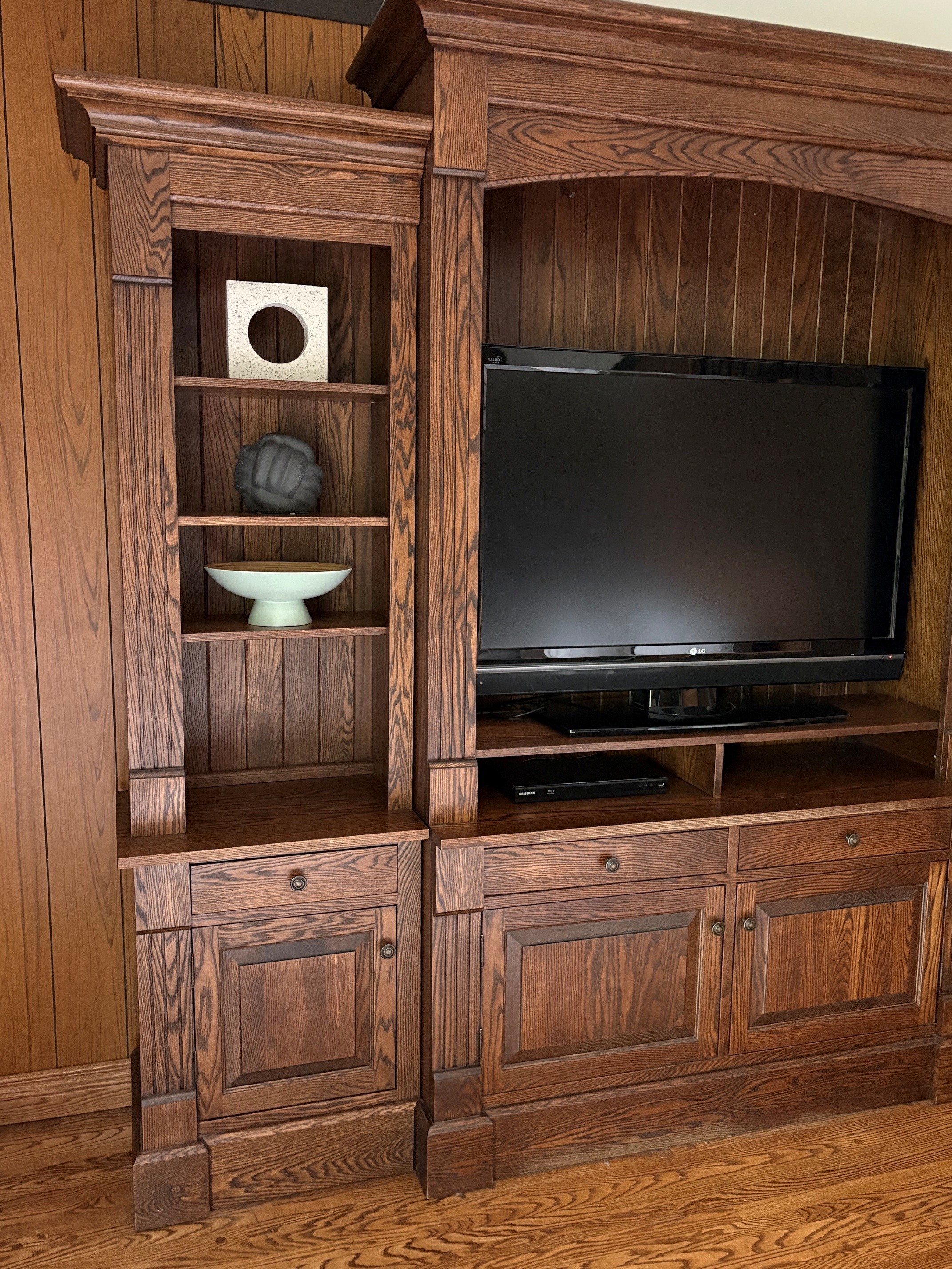 Custom Built Solid Wood Entertainment Unit - photo 2