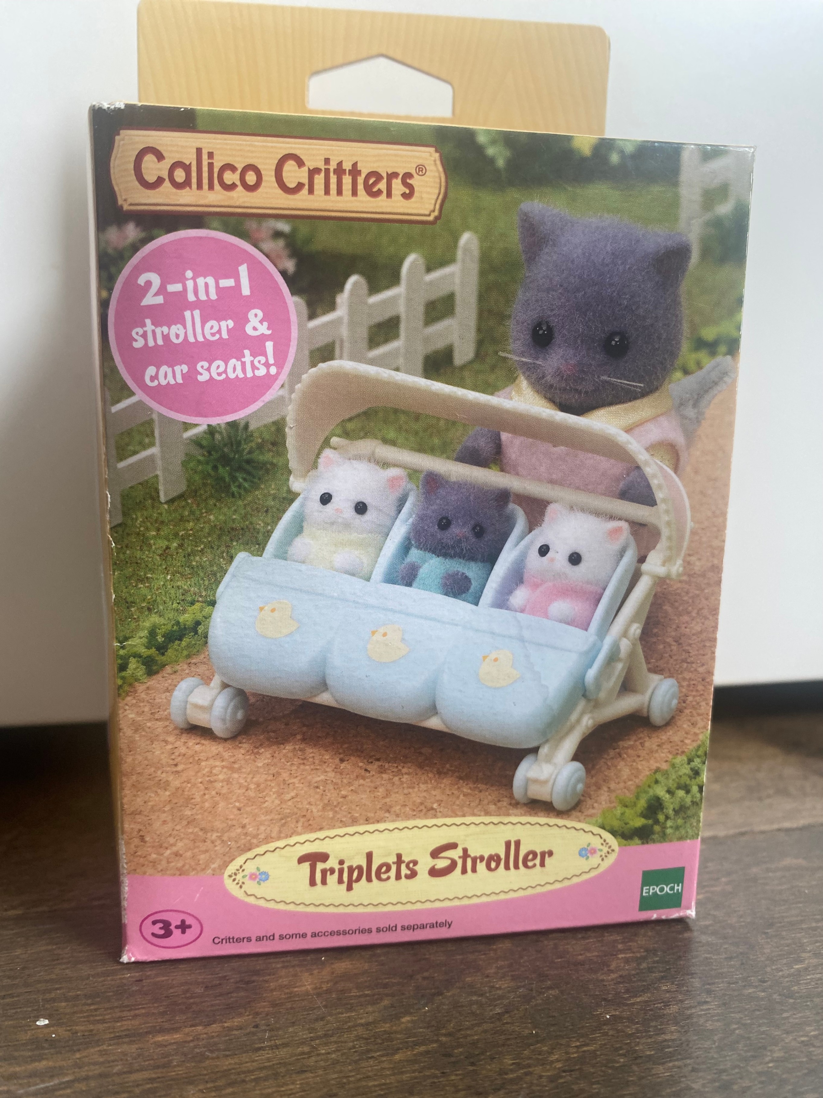 Calico Critters Triplets stroller-2-in-1 stroller and car seats! - photo 4