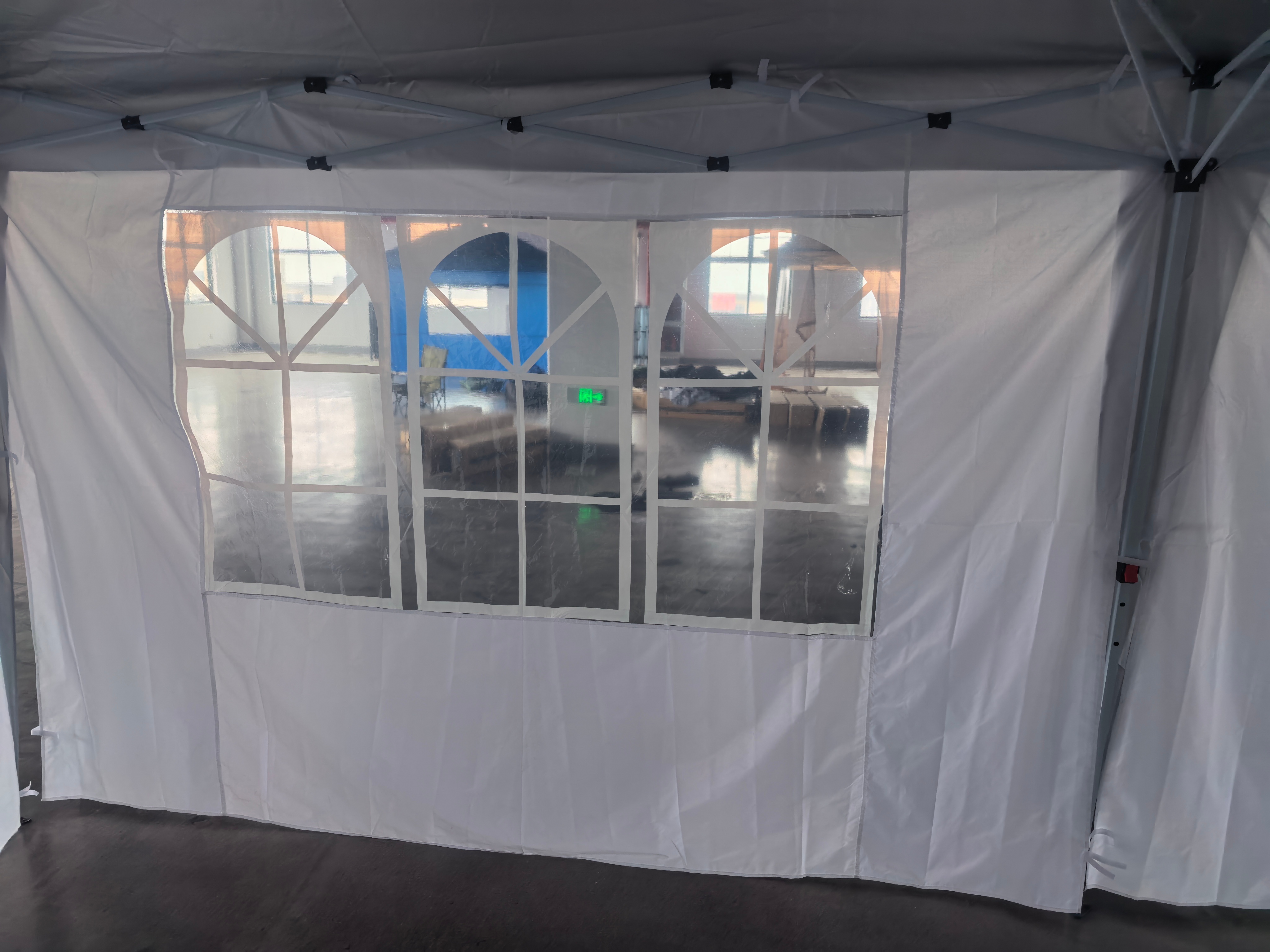 10'x20' Canopy Tent Heavy Duty, 6 Sidewalls with Windows - photo 3