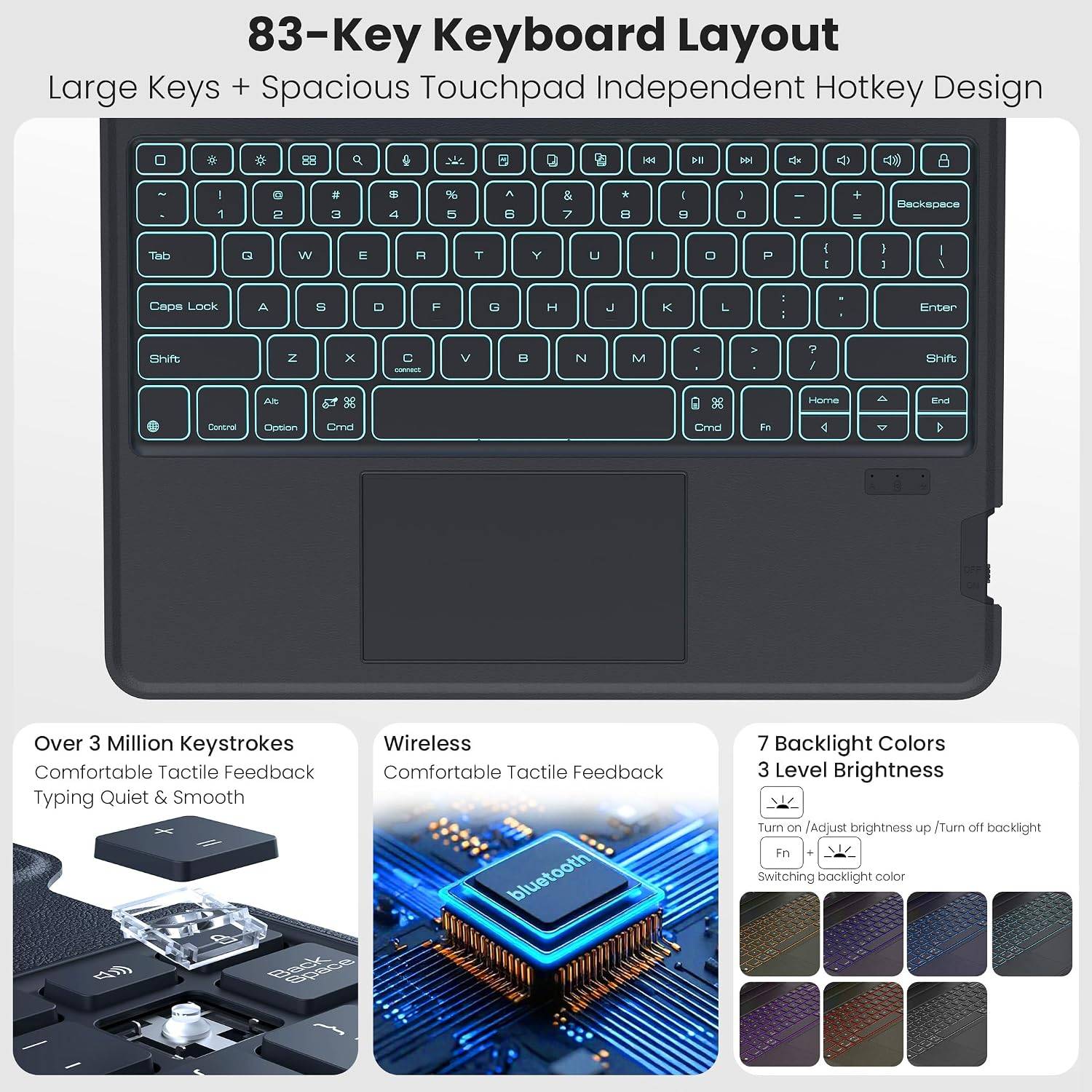 Nillkin MagicEase Keyboard Case iPad Pro 13 2024/ Air 13 24/25 - photo 4