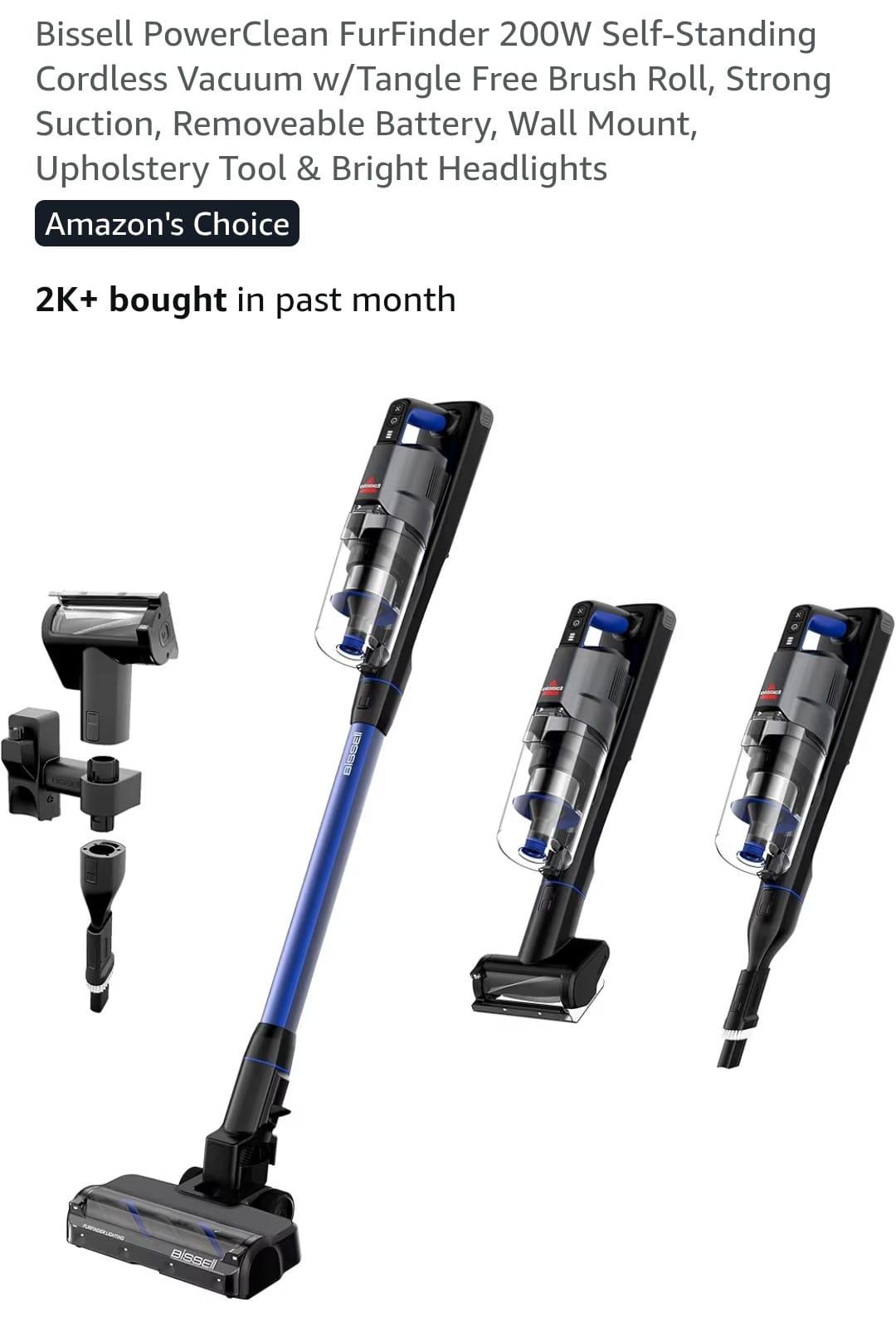Bissell PowerClean FurFinder Cordless Vacuum