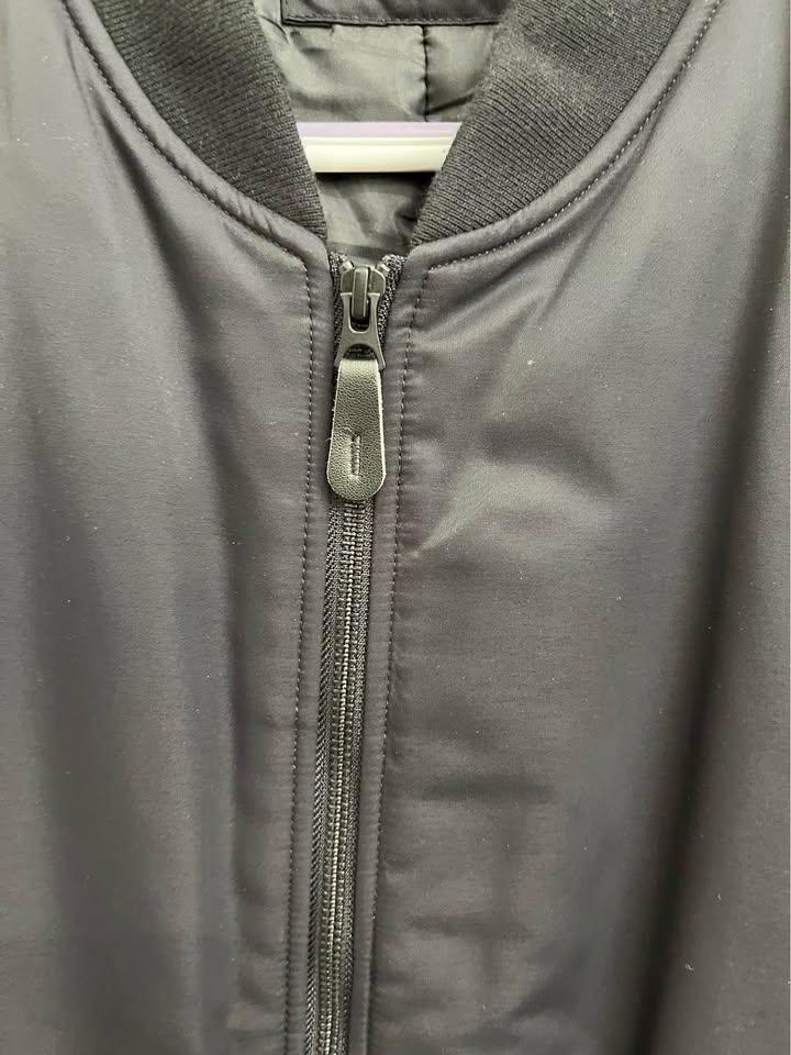 UNIQLO Mens MA-1 Black Bomber Jacket - photo 4