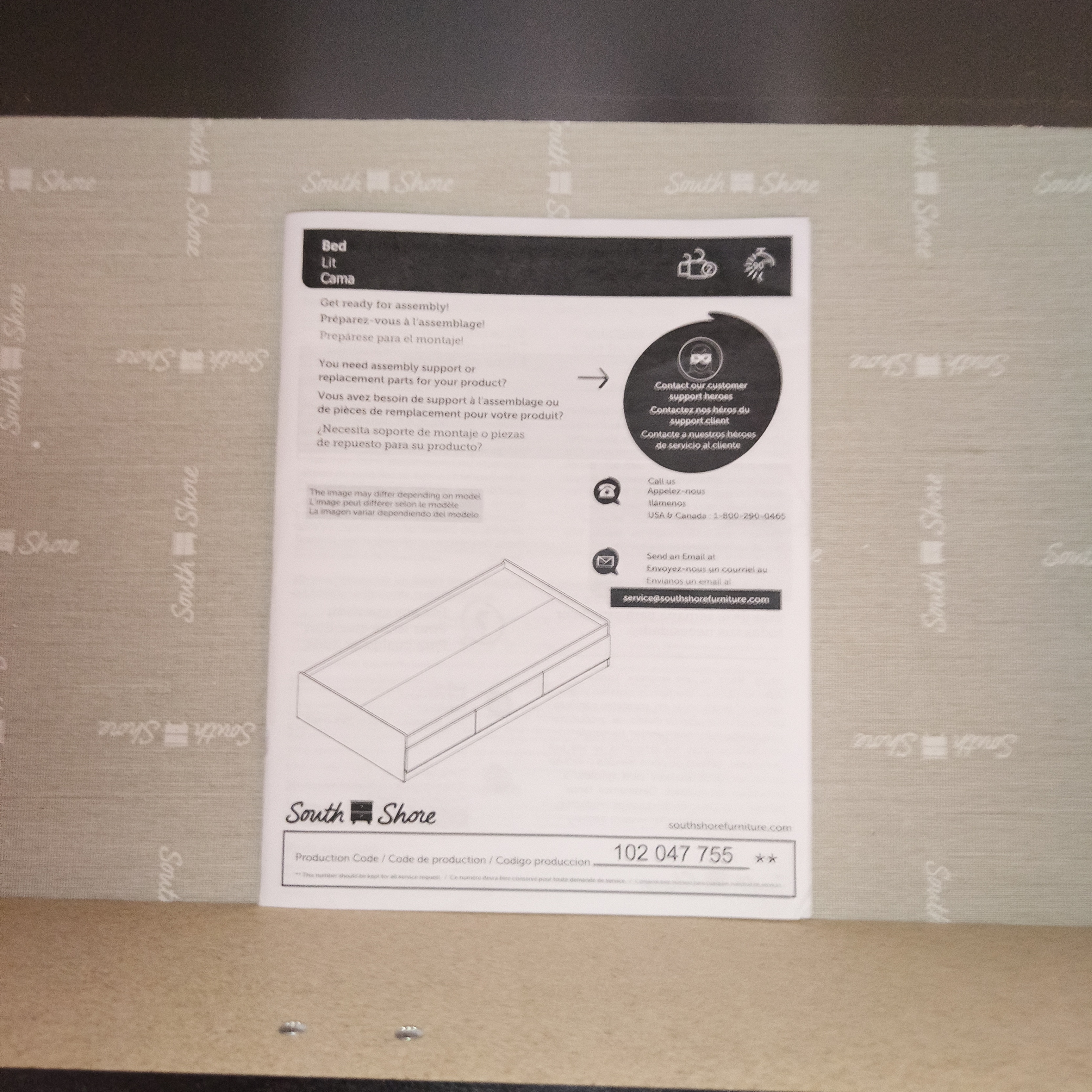 Twin bed, mattress, and extra mattress cover - photo 5