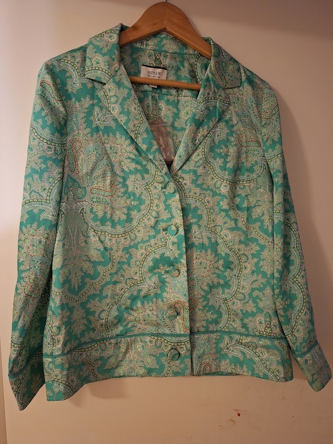 J Crew long sleeve blouse