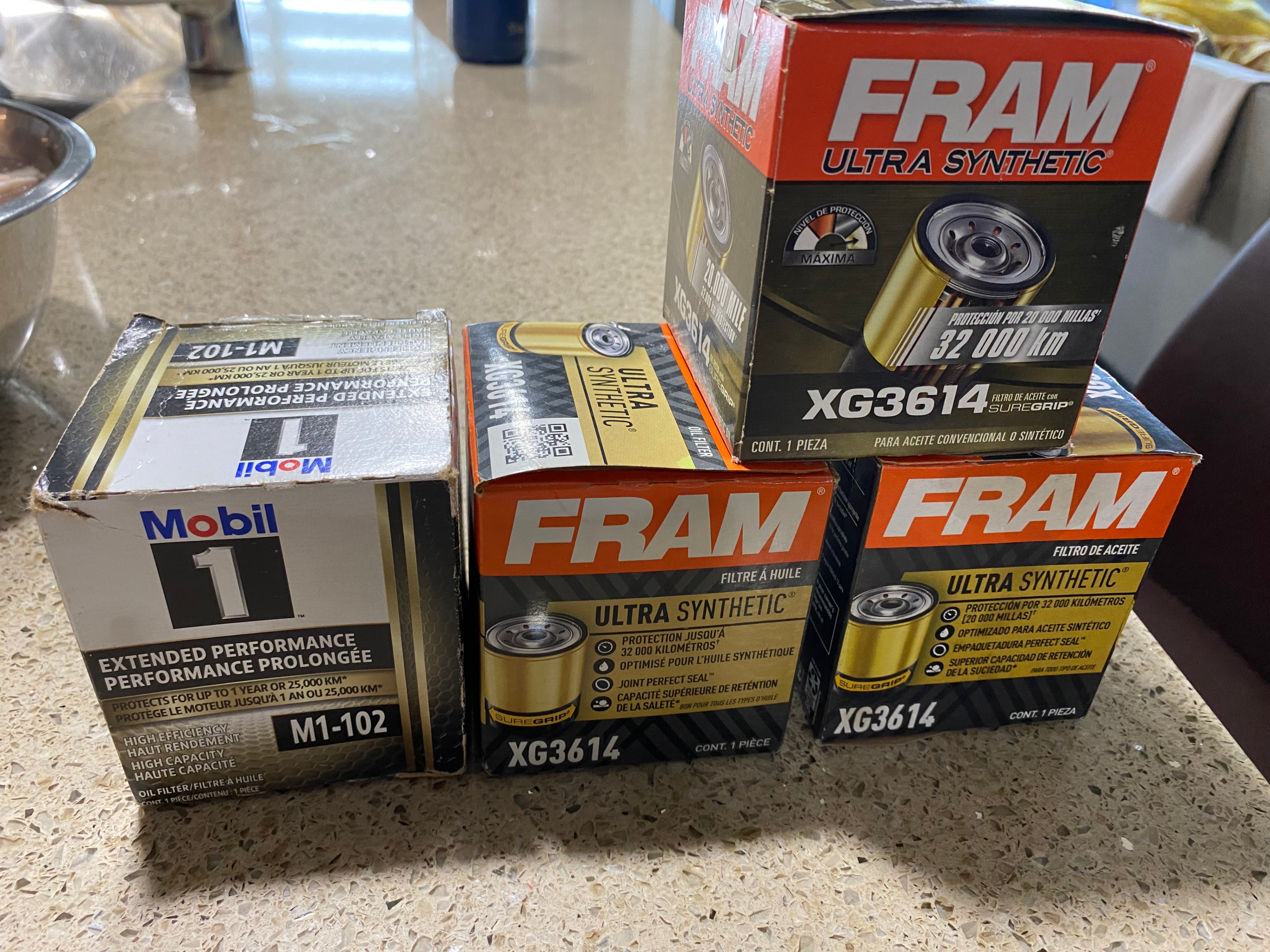 Oil Filter –FRAM XG3614 & Mobil M1-102– Synthetic Oil Filter–$11 - photo 4