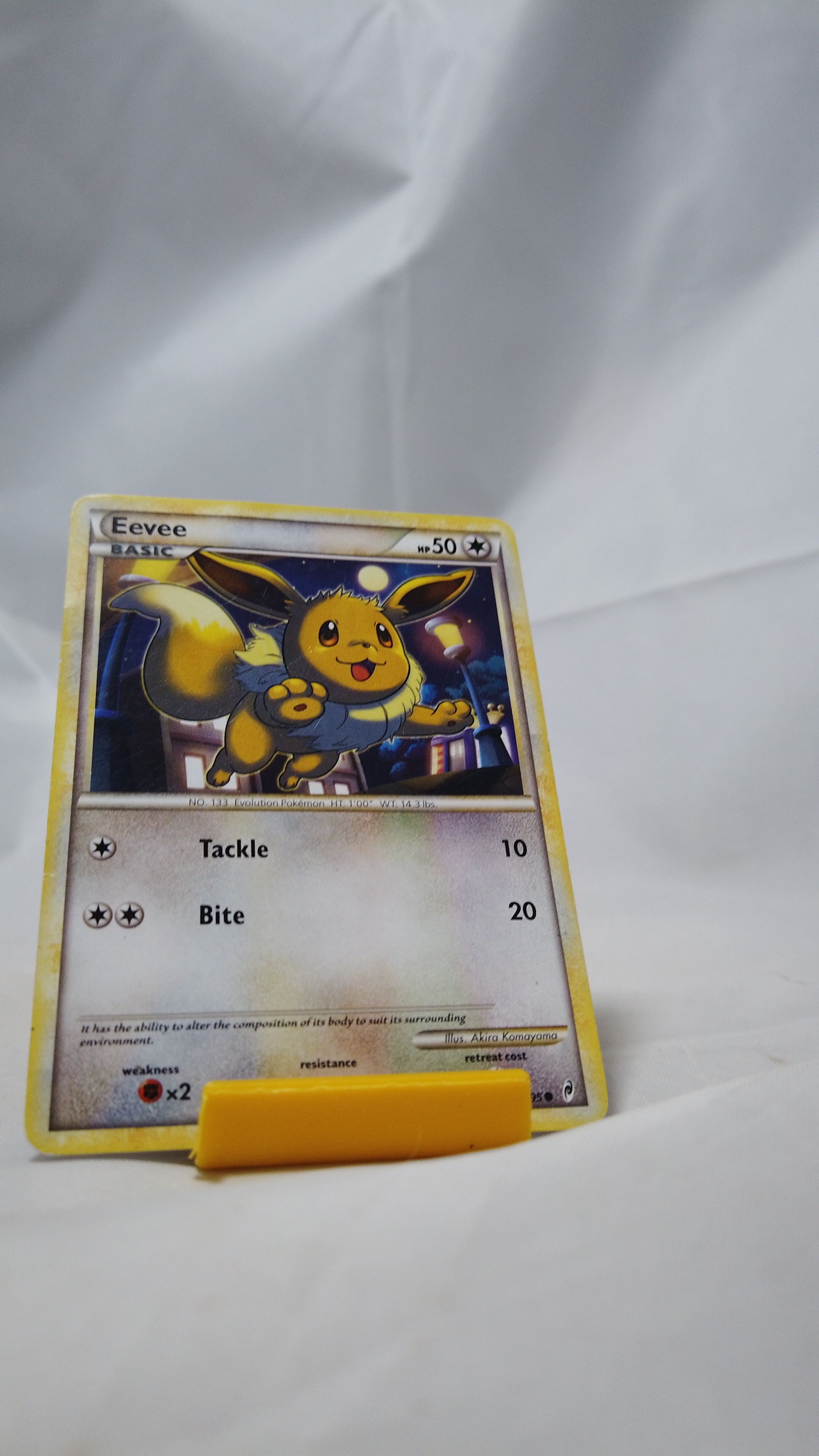 Pokemon Eevee 56/95 Call of Legends Card Common LP