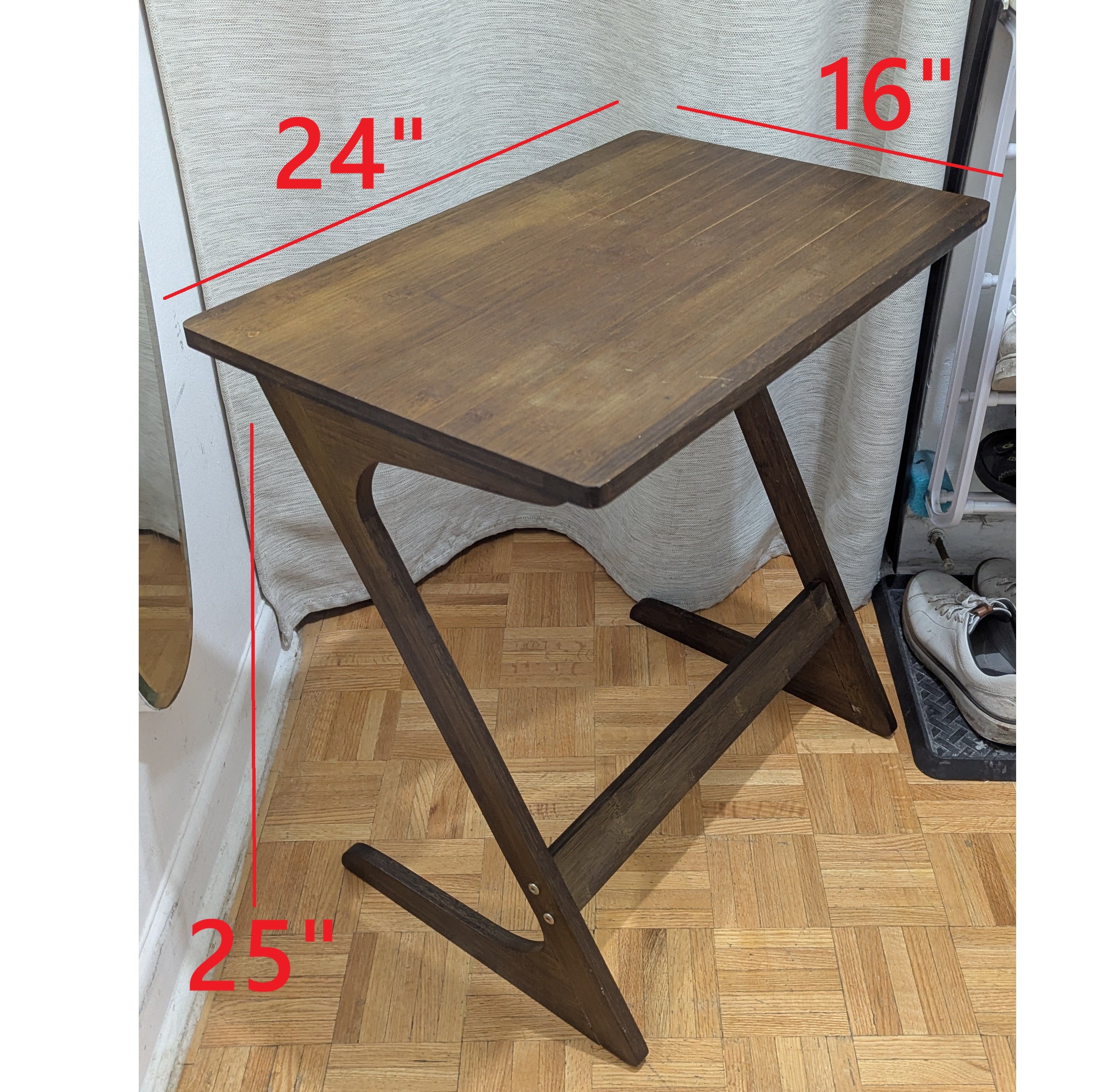 Wood End Table, Coffee Dining Table Furniture Bedside TV Bed