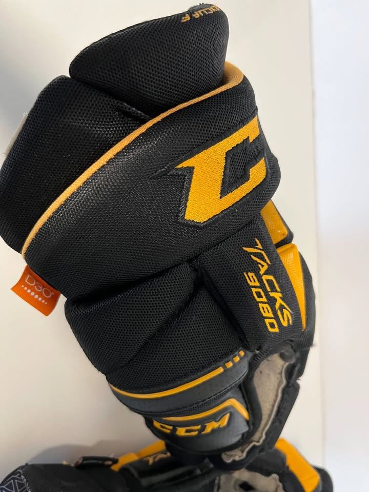 CCM Tacks 9080 Black & Orange Hockey 12" Gloves - photo 4