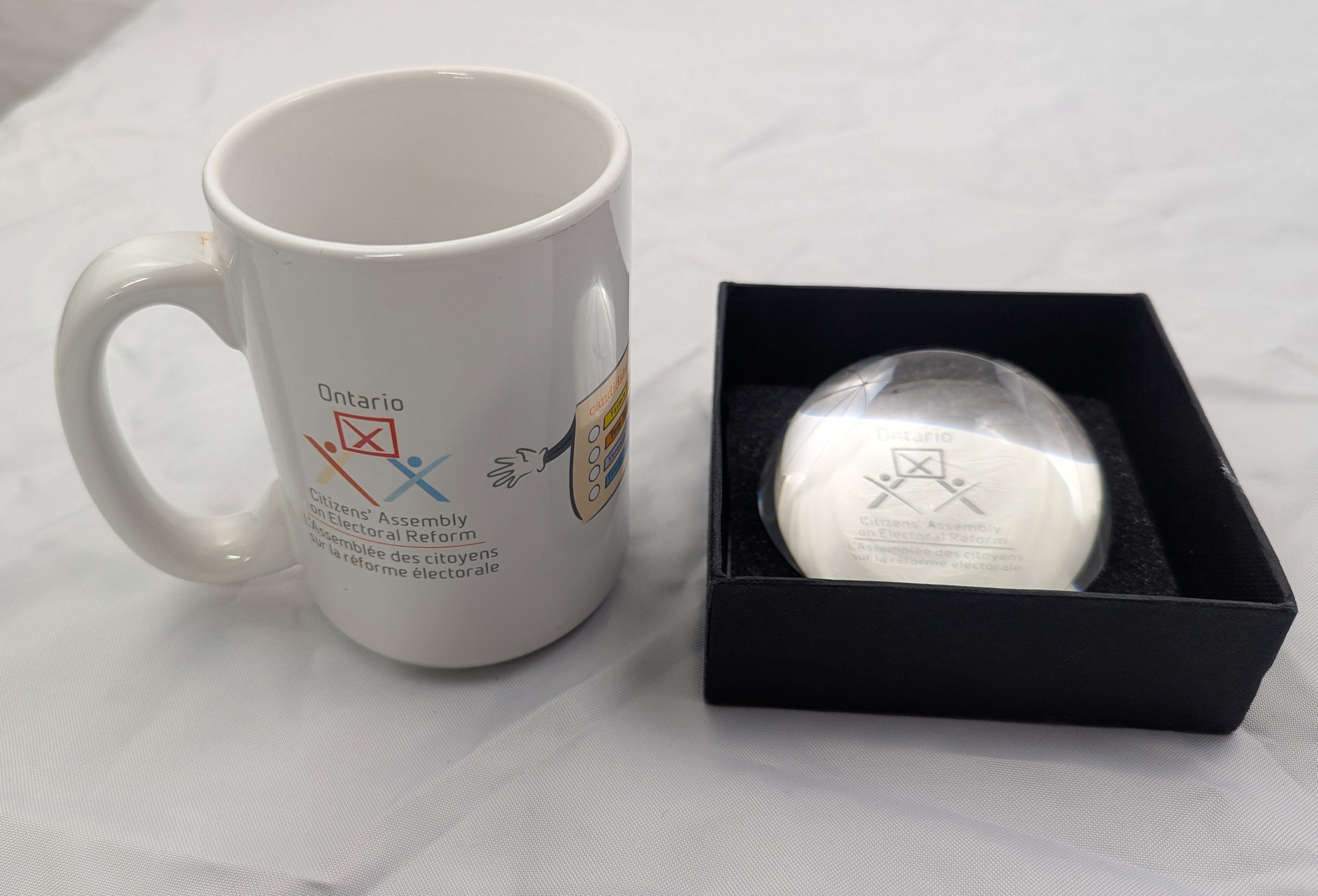 2006 Ontario Citizens' Assembly on Electoral Reform Mug Glass