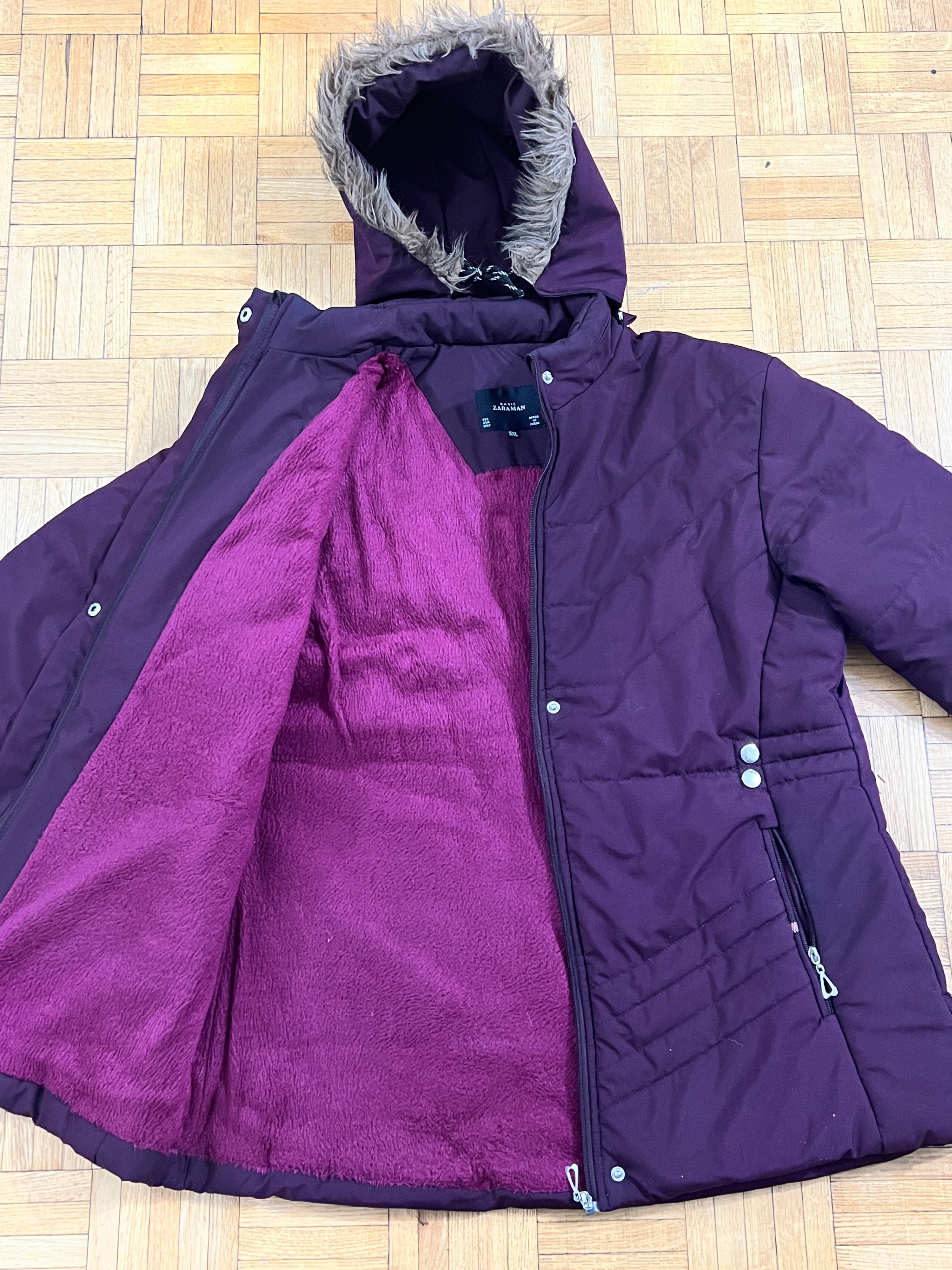 Adult winter jacket (dark pink) / veste d'hiver adulte - photo 2
