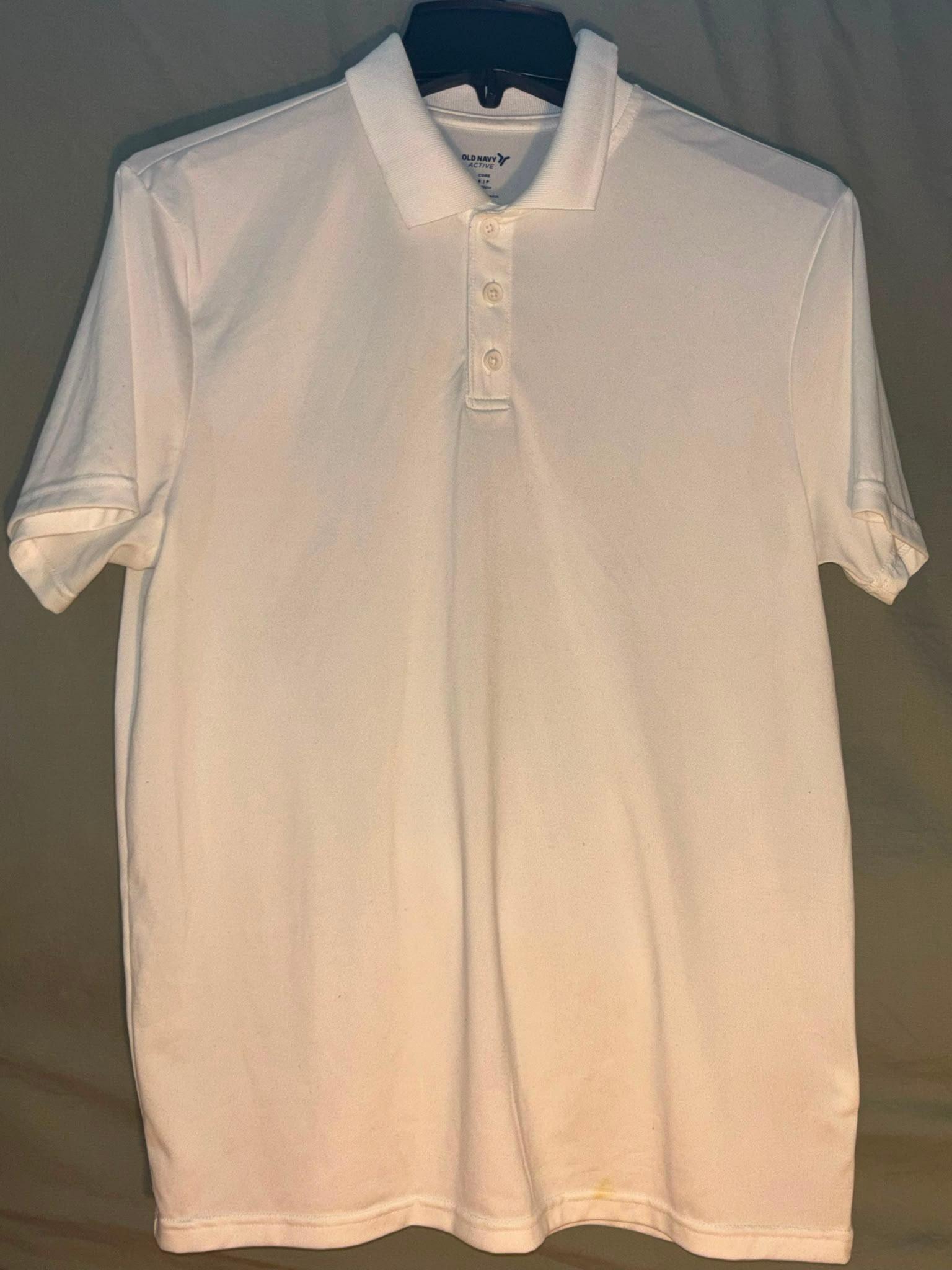 Old Navy White Polo - Men Extra Small - Great Condition