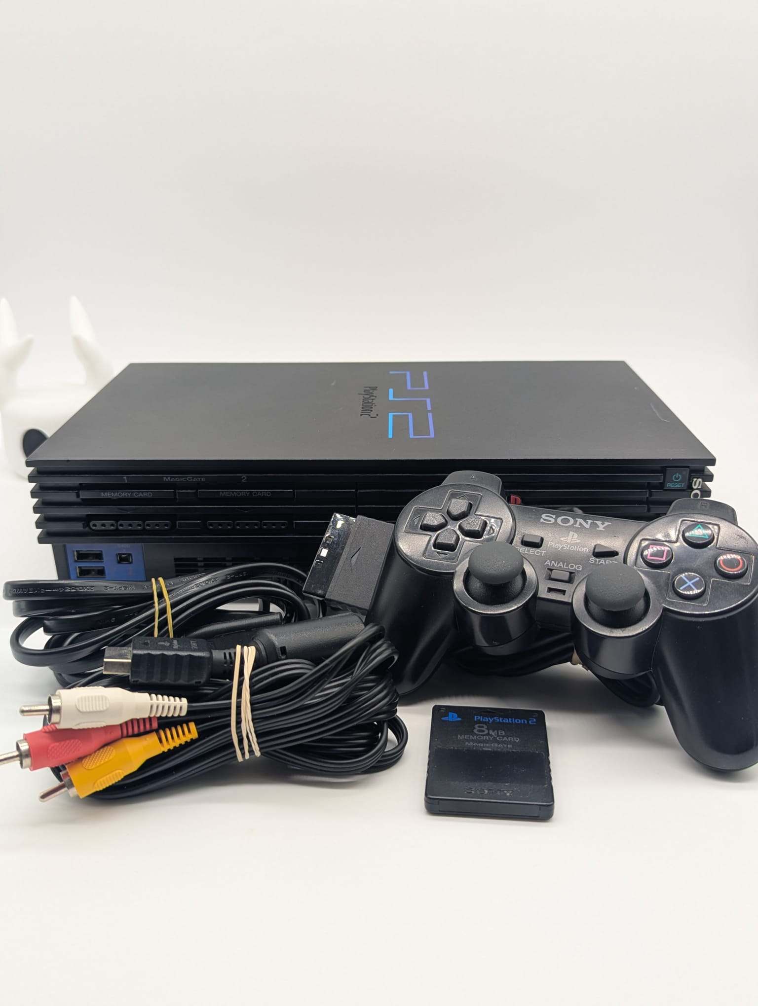 PlayStation 2 Fat (SCPH-30011) Bundle Controller + Memory Card