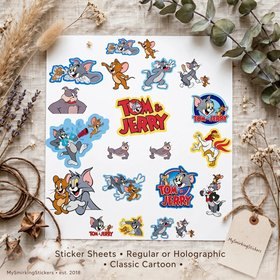 Tom and Jerry Sticker Sheet