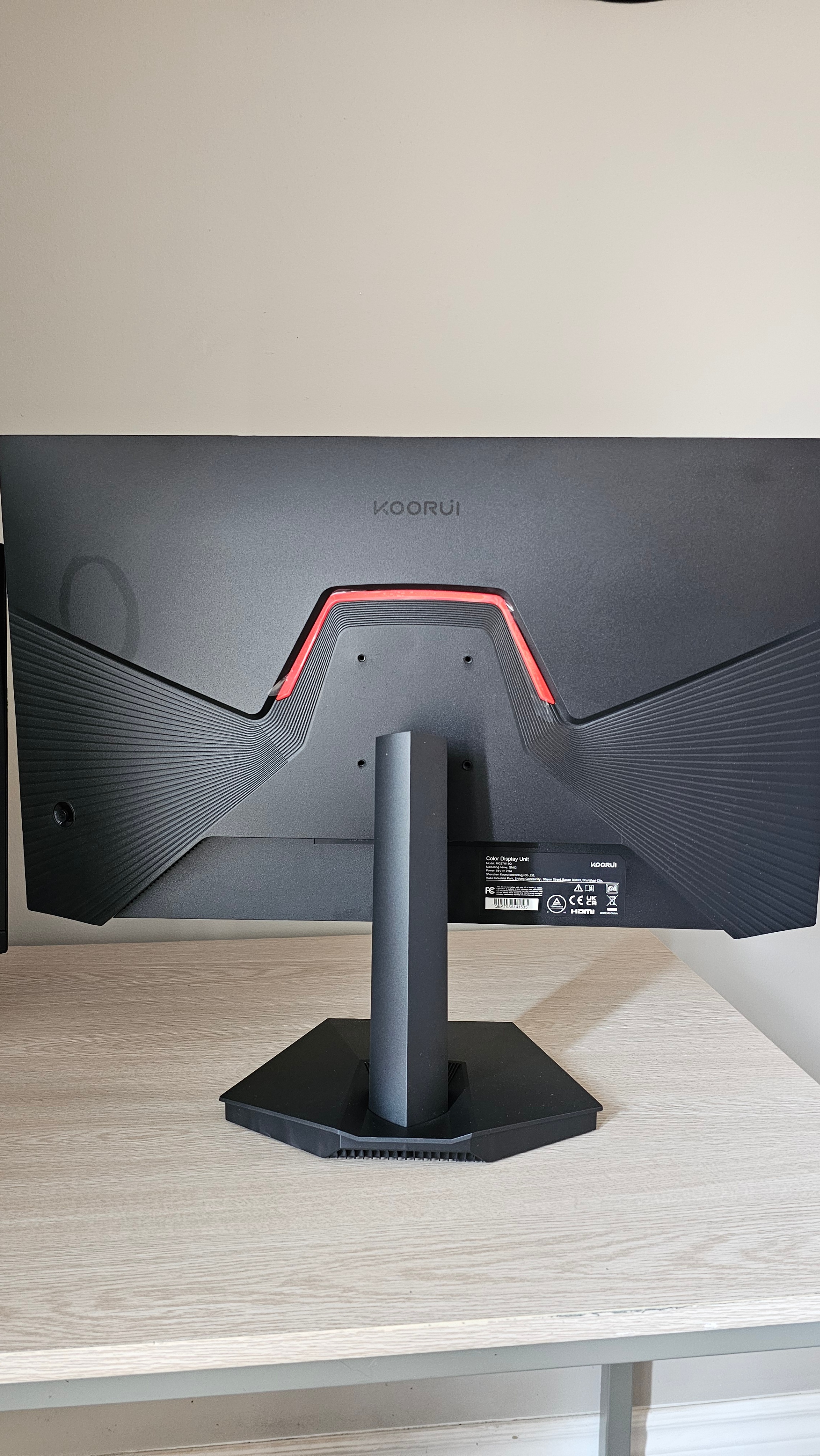 Dual Monitor Setup - Acer & Koorui Display - photo 2