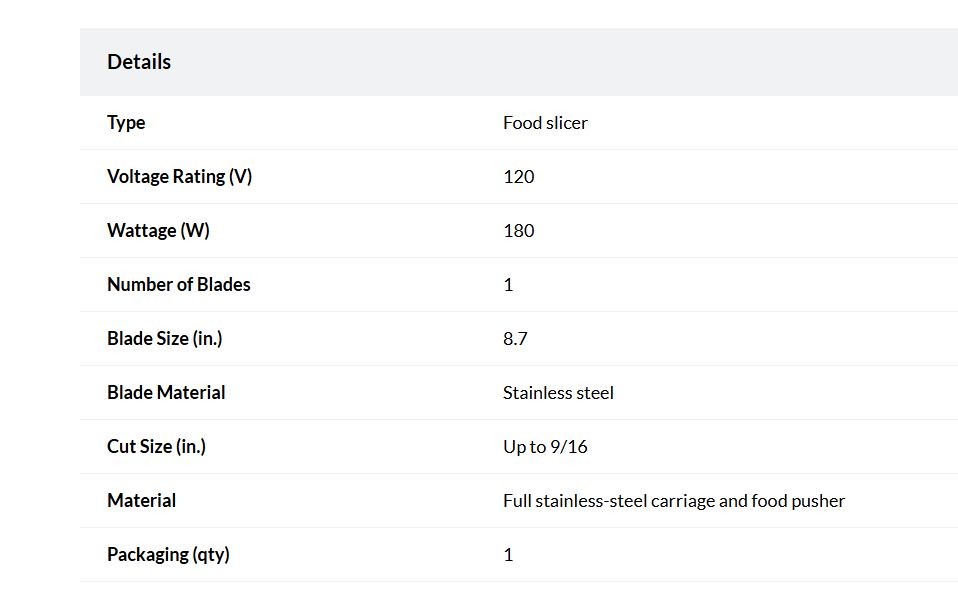 8-3/4 in. Stainless-Steel Food Slicer - photo 2