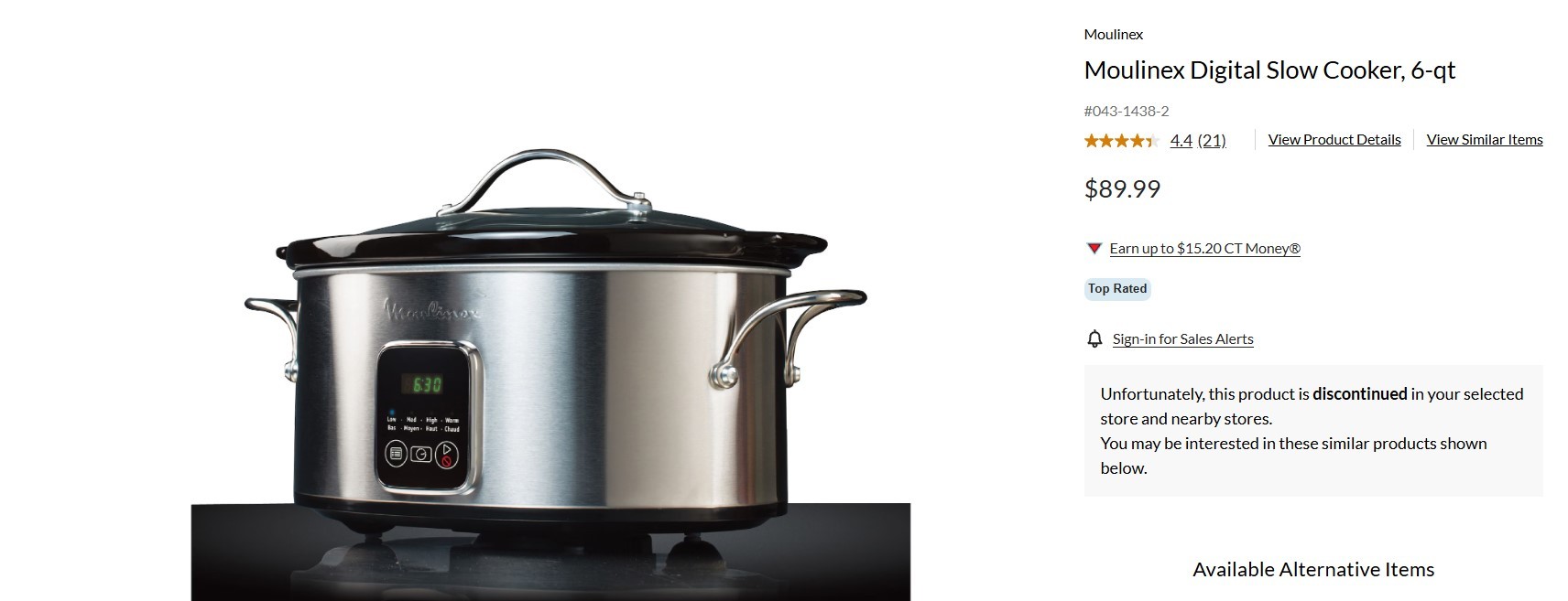 Moulinex 6-qt Digital Slow Cooker