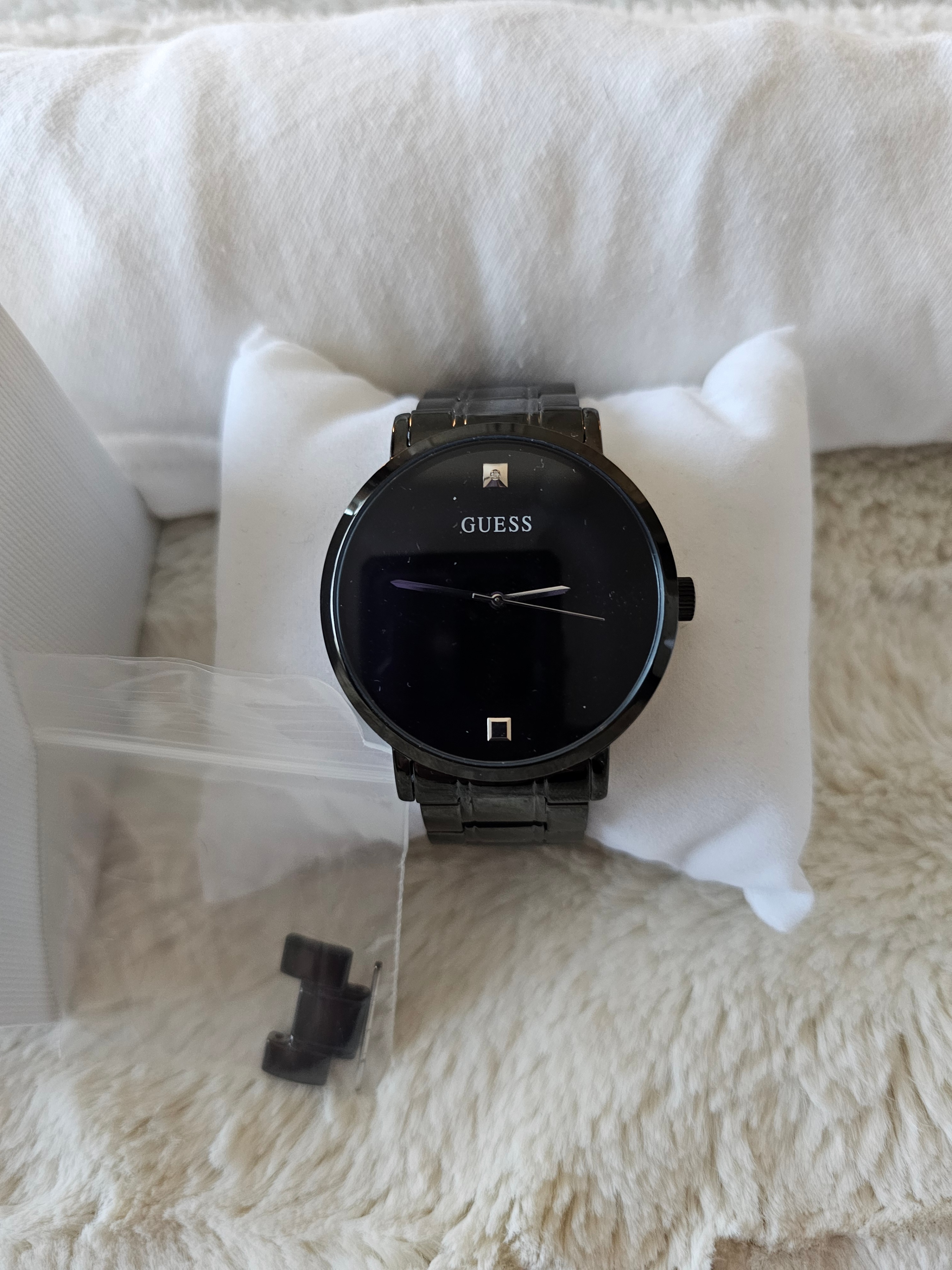 GUESS-Men's Black Diamond Supernova Watch - photo 4