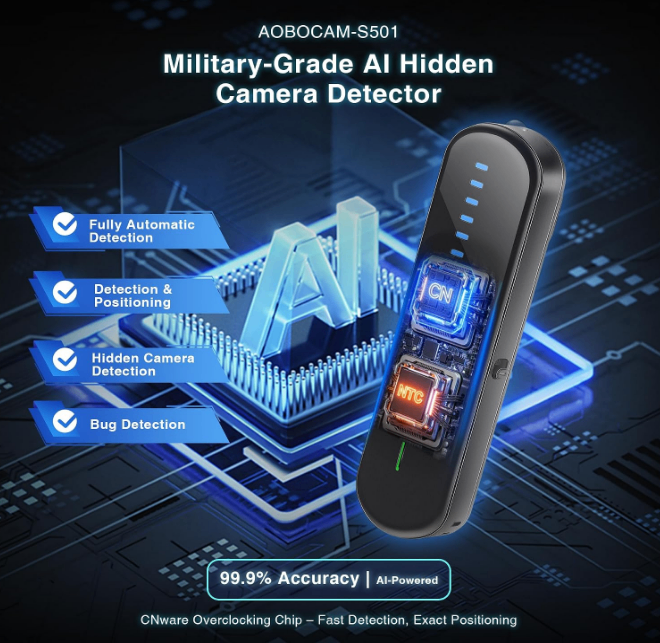 Hidden Camera Detector / RF Signal Scanner *NEVER USED* - photo 2