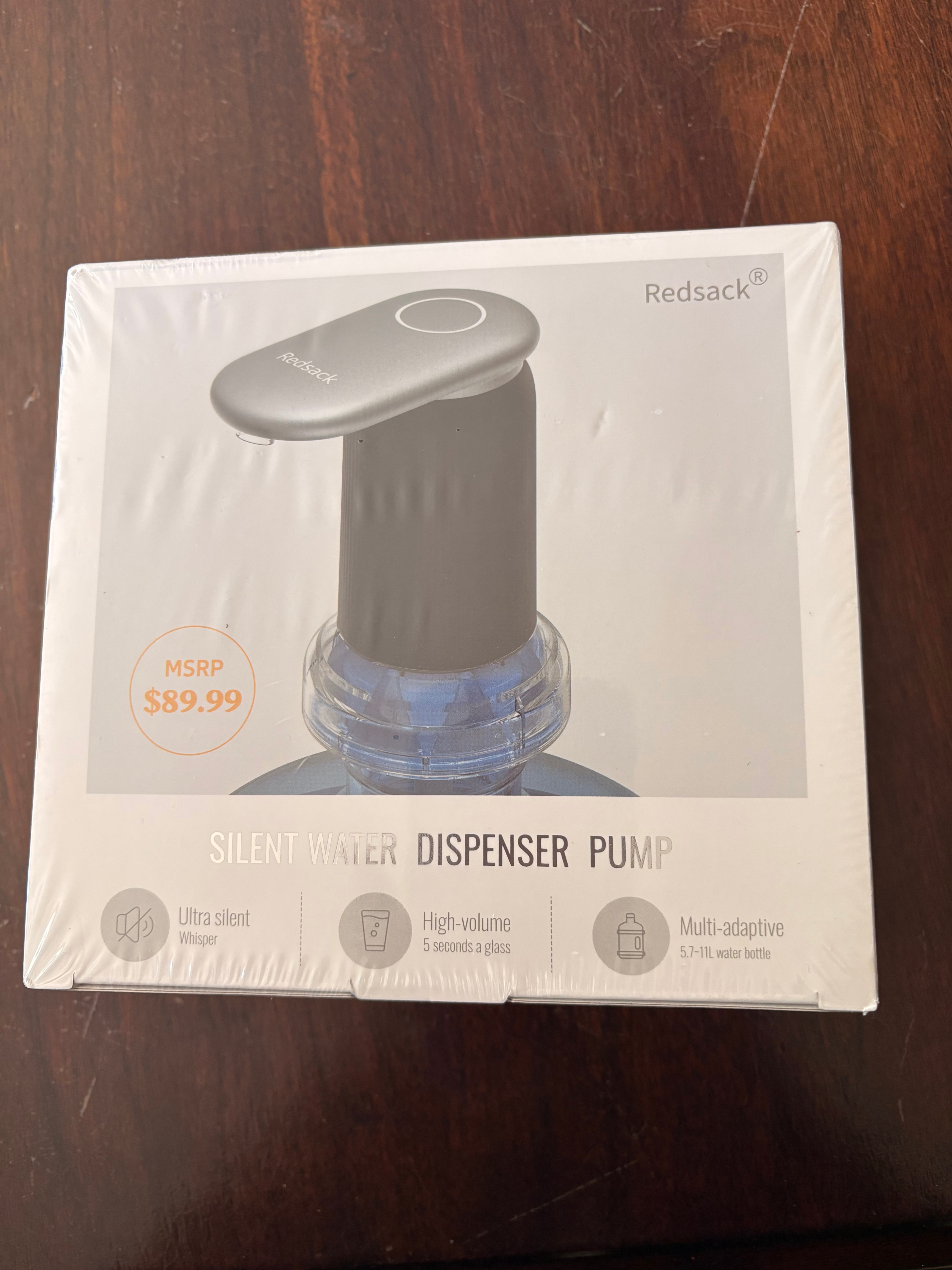 Water Pump for 1/2/3/5 Gallon Bottle,Quiet Water Dispense - photo 2