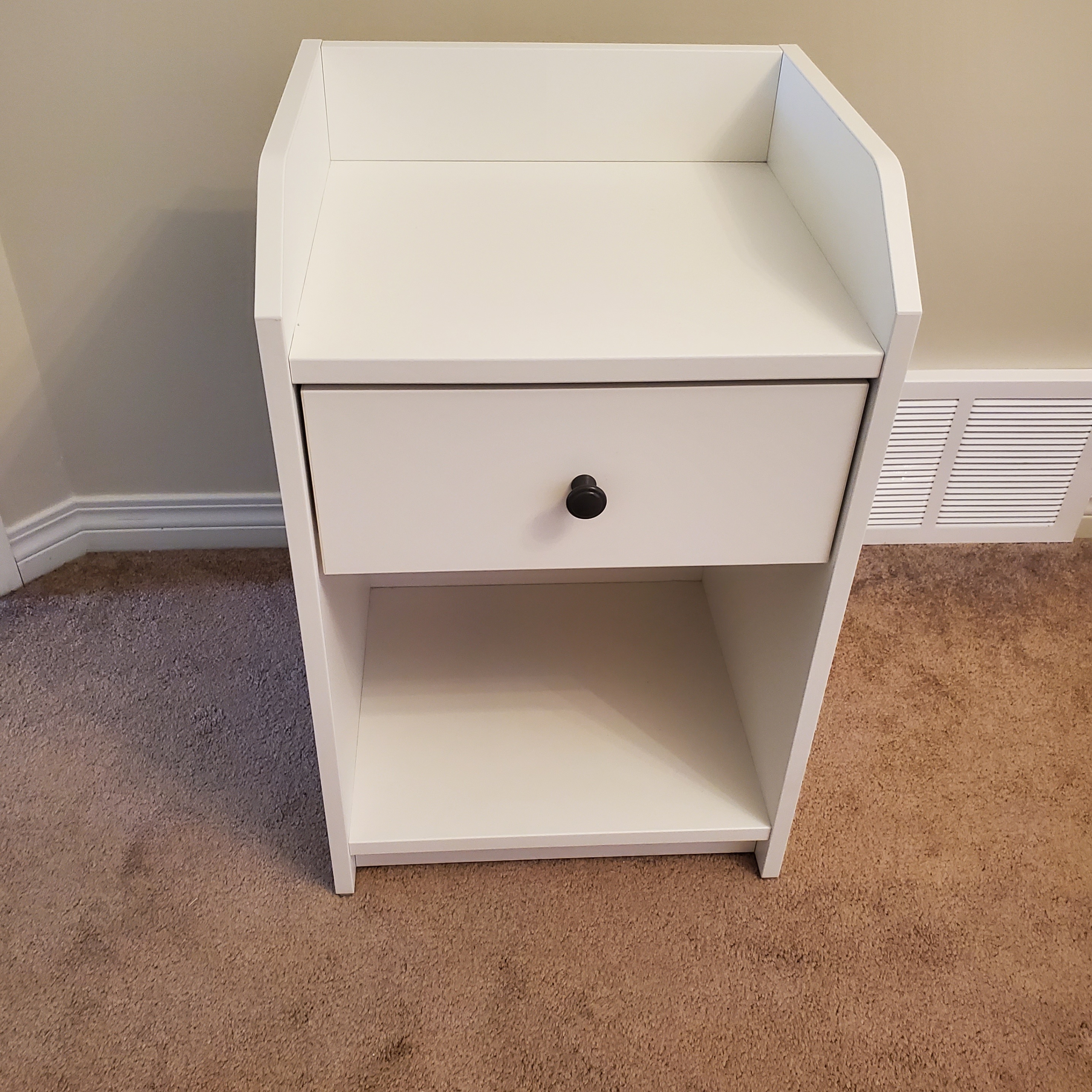 White Nightstand / bedside table (Brand new) - photo 3