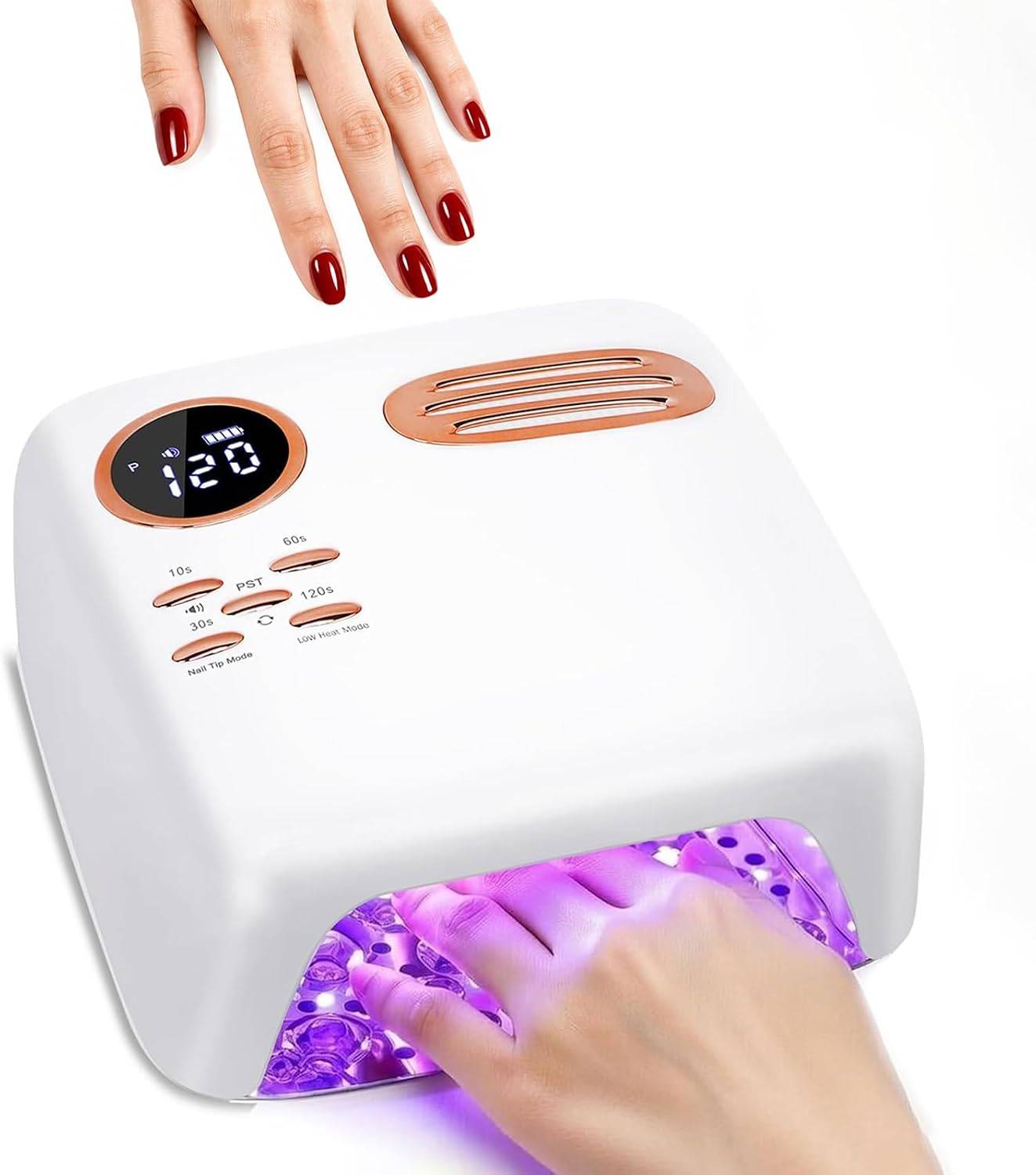 M&R 701pro Cordless UV LED Nail Lamp 72W - photo 2