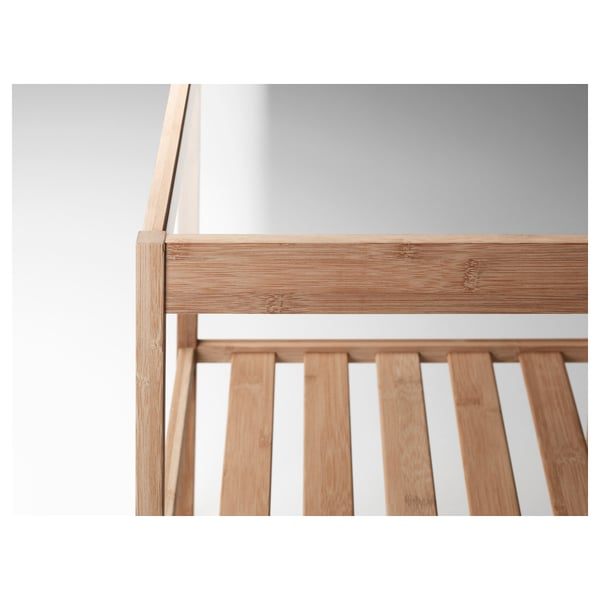 IKEA NESNA bamboo bedside table - photo 3