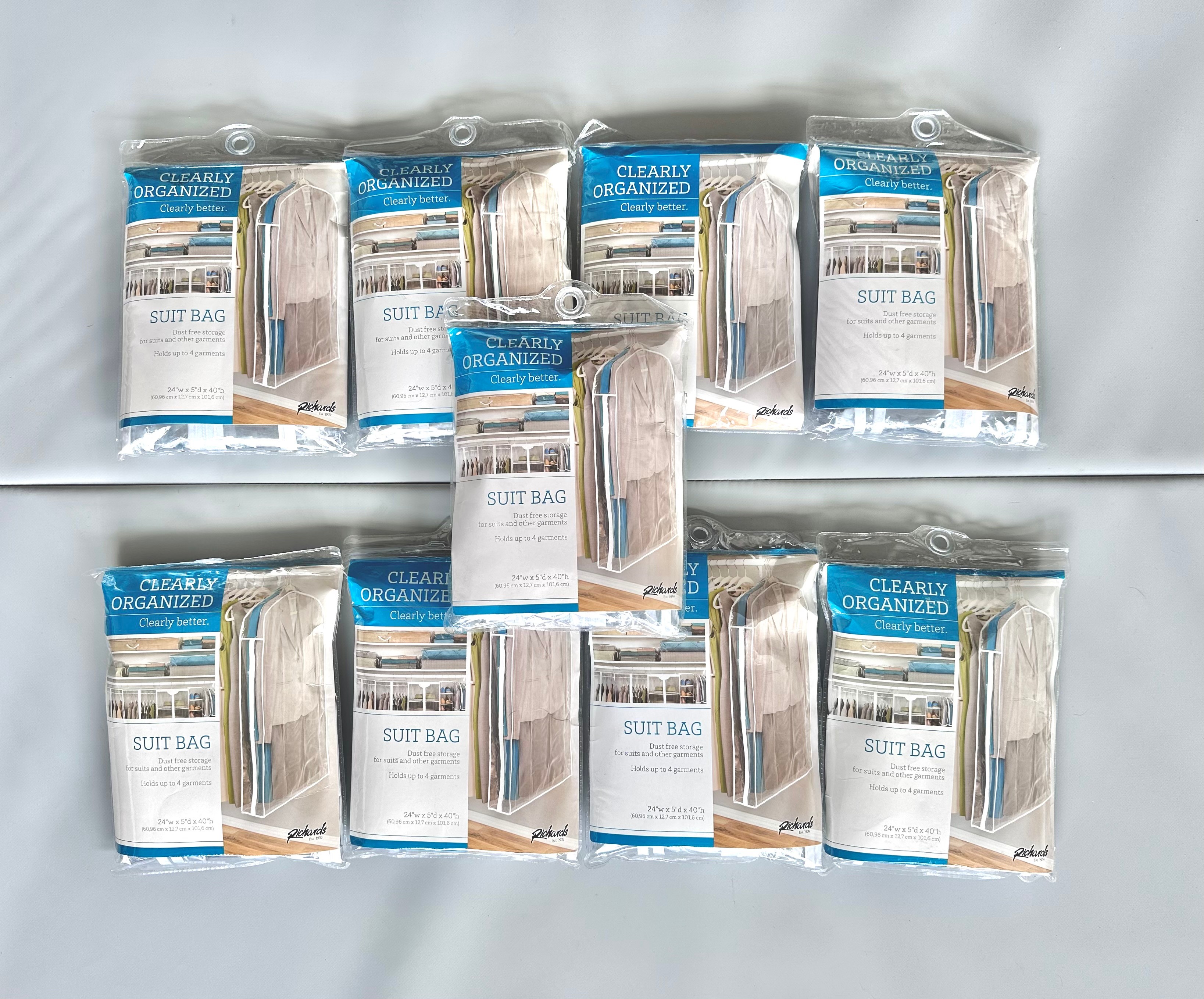 Richards Clearly Organized Suit Bags