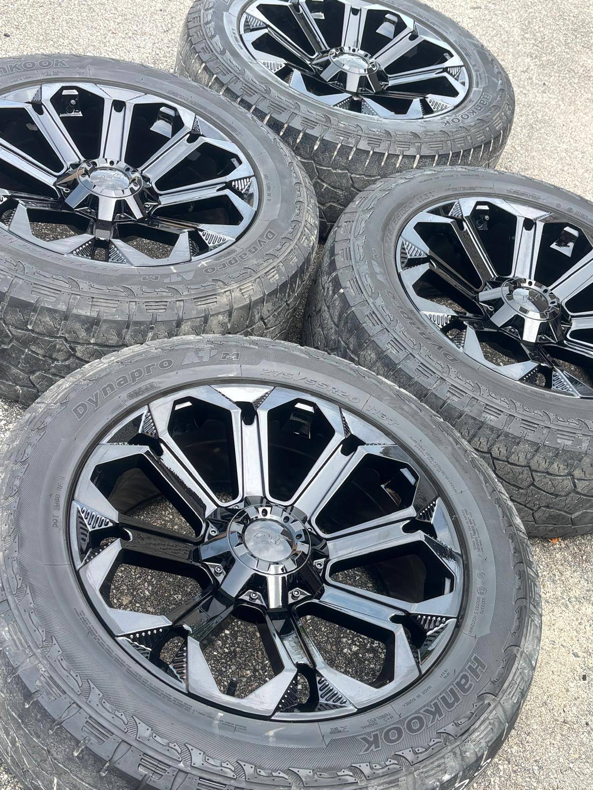NEW 20”Abyss(6x135)+used 275/55/R20 Hankook A/T-F150/Expedition - photo 3