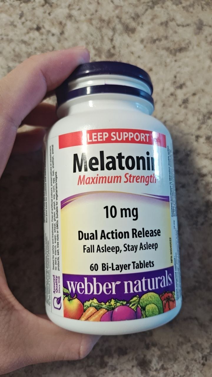 Webber Naturals Melatonin 10mg – 58/60 Tablets – Mostly Full - photo 2