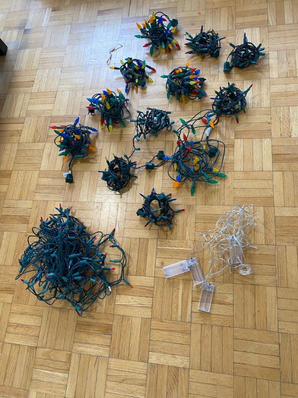 Assorted Decorative String Lights Bundle – All Working