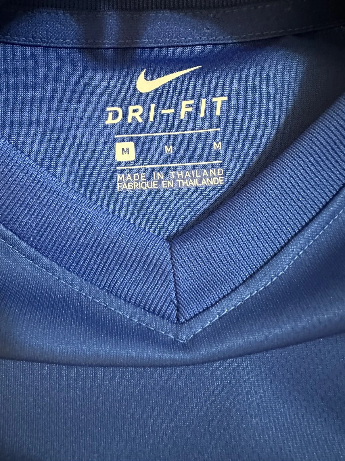 NEW! Nike Womens Soccer Jersey Blue White Stripes Authentic - photo 4
