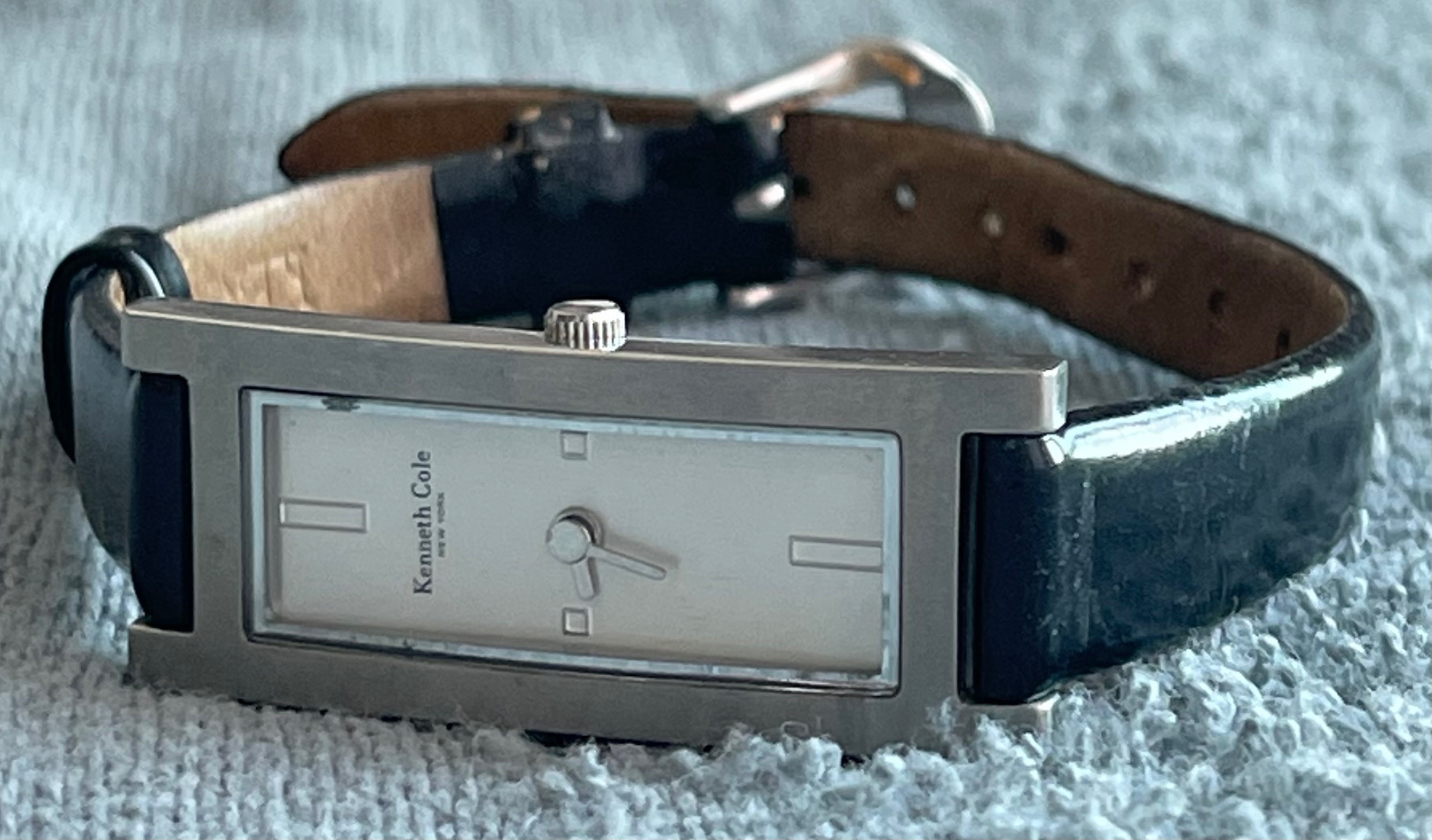 Kenneth Cole Slim Tank Watch KC2104 (Needs Battery)