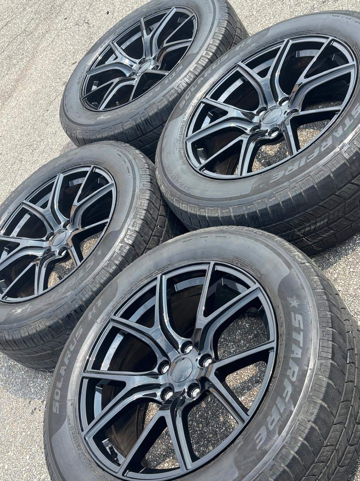 NEW 20”GrandCherokee/Durango SRT reps(5x127)+used Starfire A/S