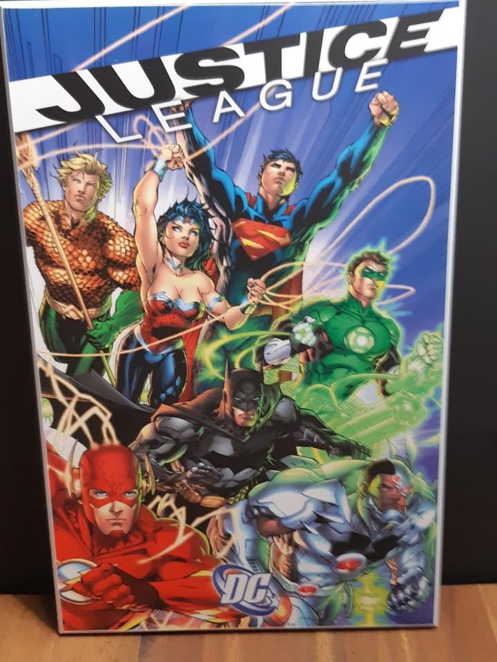 DC Justice League: Origin New 52 Jim Lee Art 11 x 17