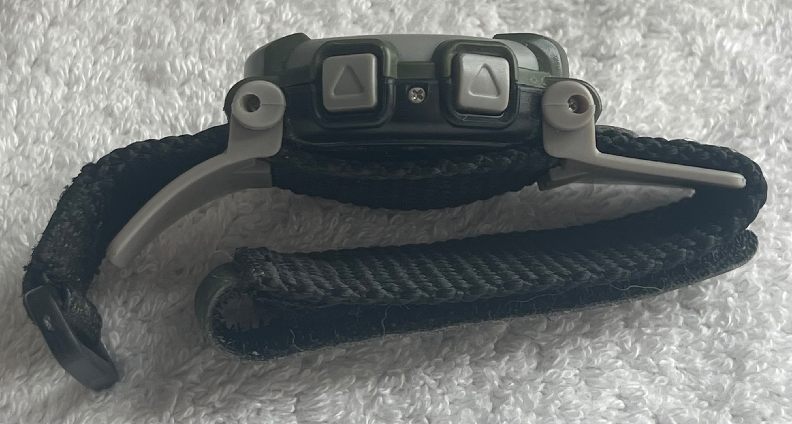 Vintage Y2K Structure Digital Green Velcro Watch (Needs Battery) - photo 4