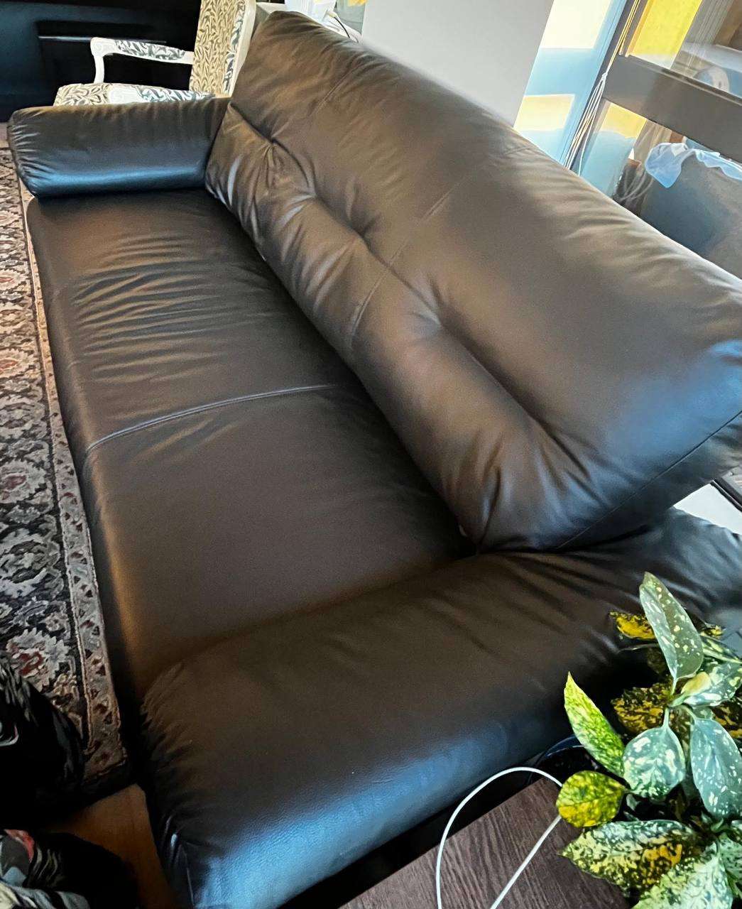 Leather sofa