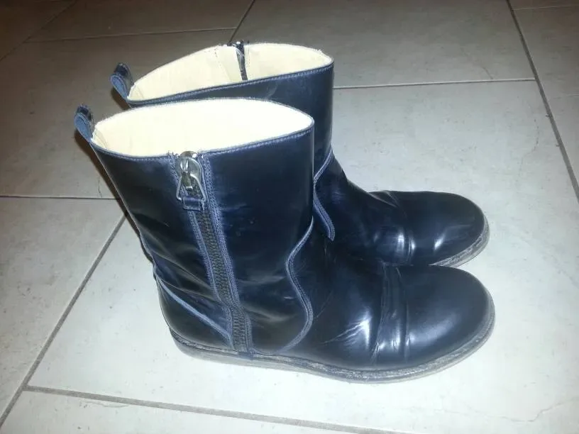 Authentic Designer Vintage Leather Boots Maison Martin Margiela - photo 4