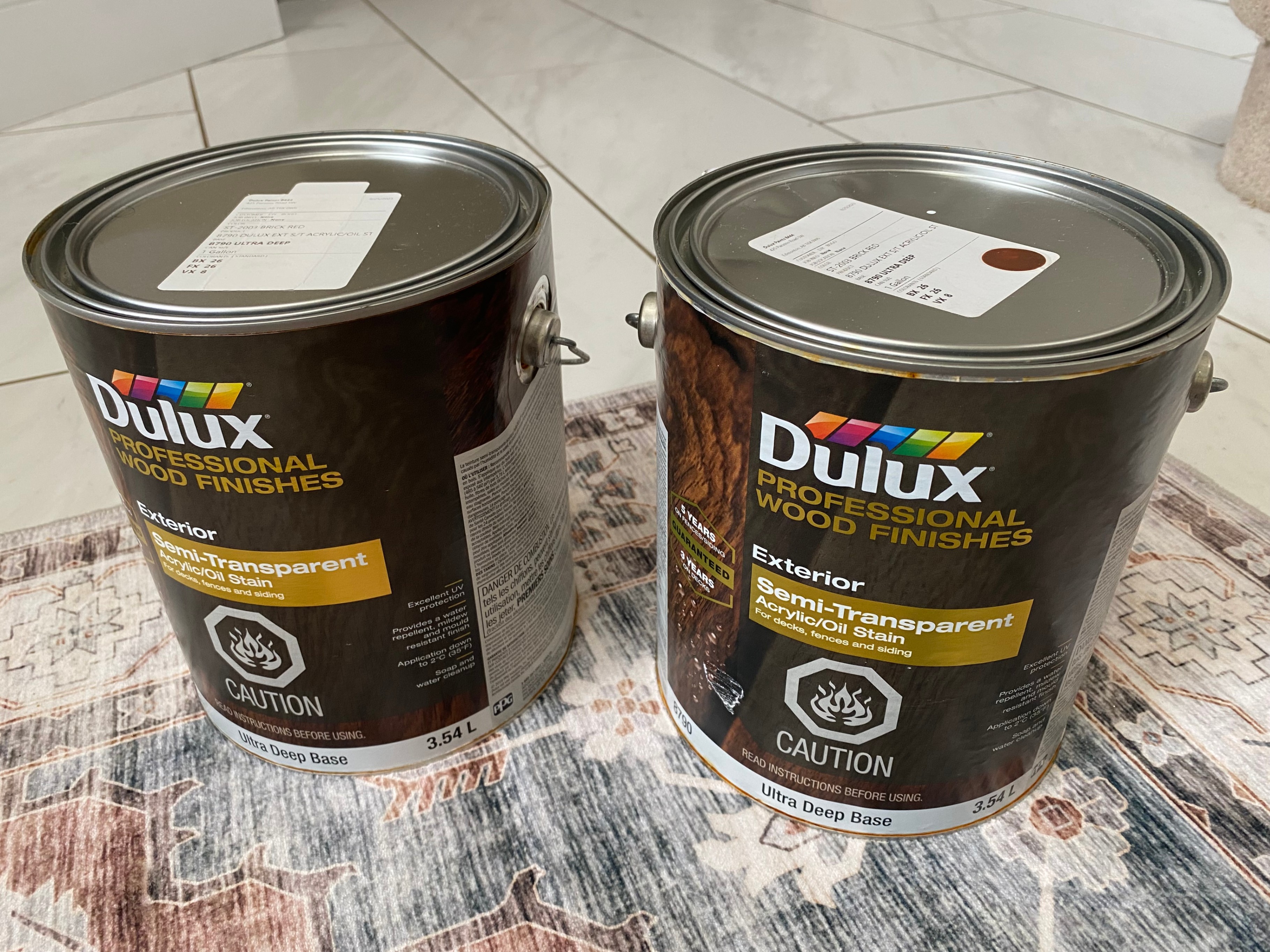 Acrylic/Oil Wood Stain (2x3.54L)– Deck, Fence, Siding – $40 each - photo 2