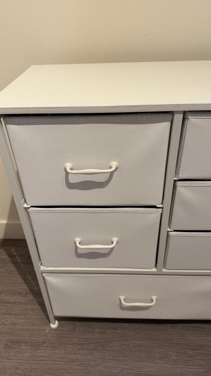 White 9-Drawer Storage Dresser - photo 2