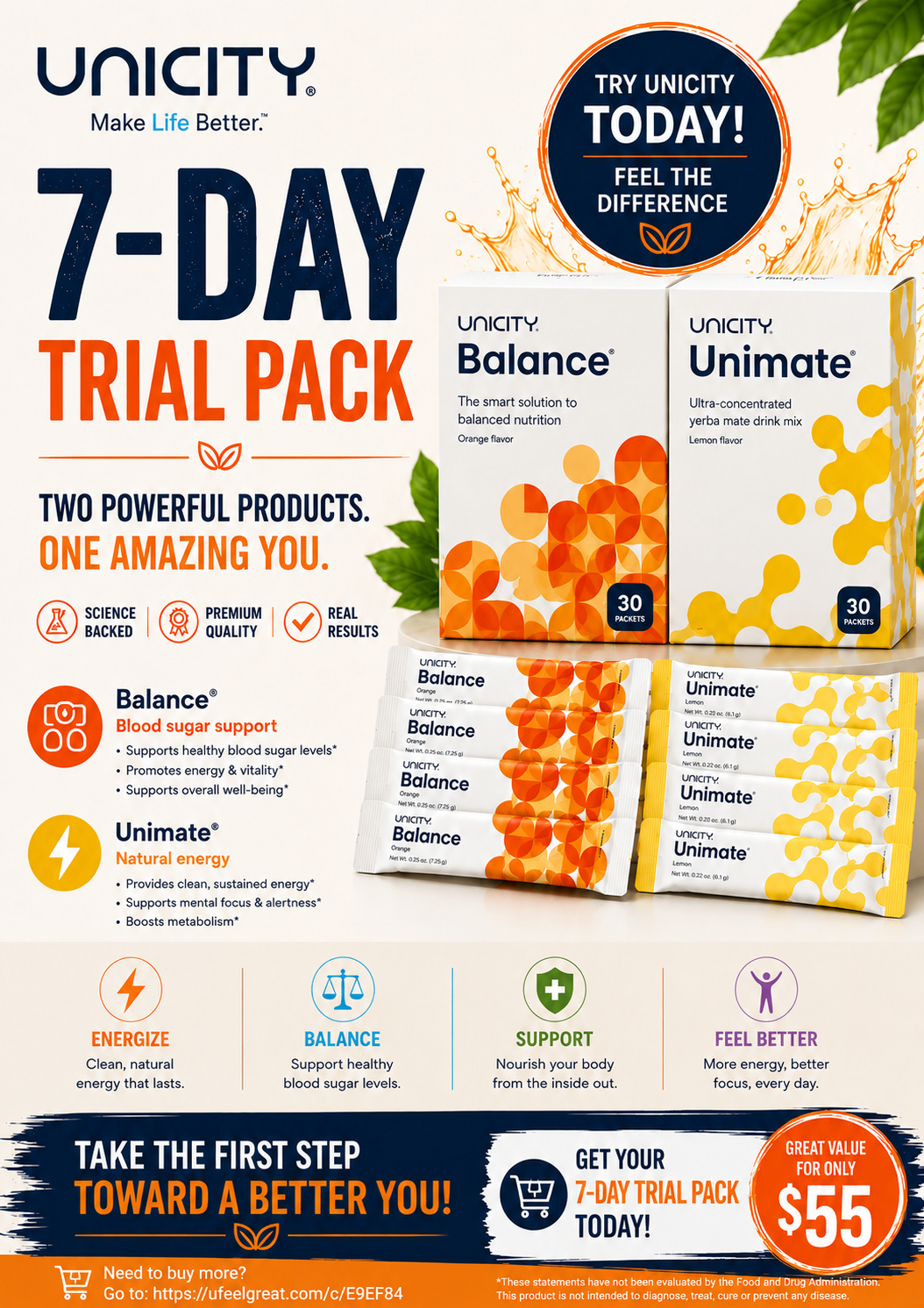 Unicity- Unimate & Balance