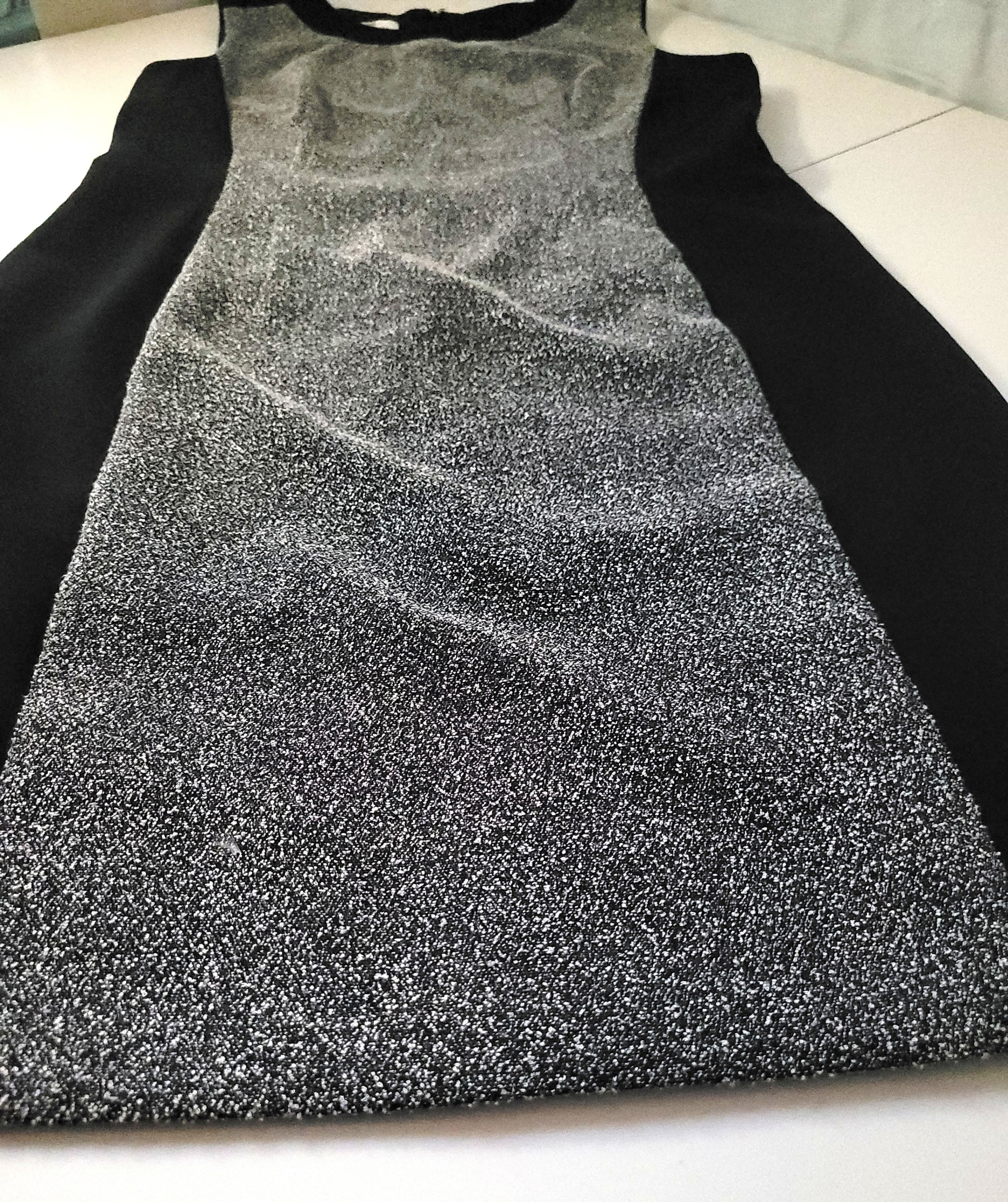 9 & Co. Black and Gray Tweed Panel Sleeveless Sheath Dress 8 - photo 4