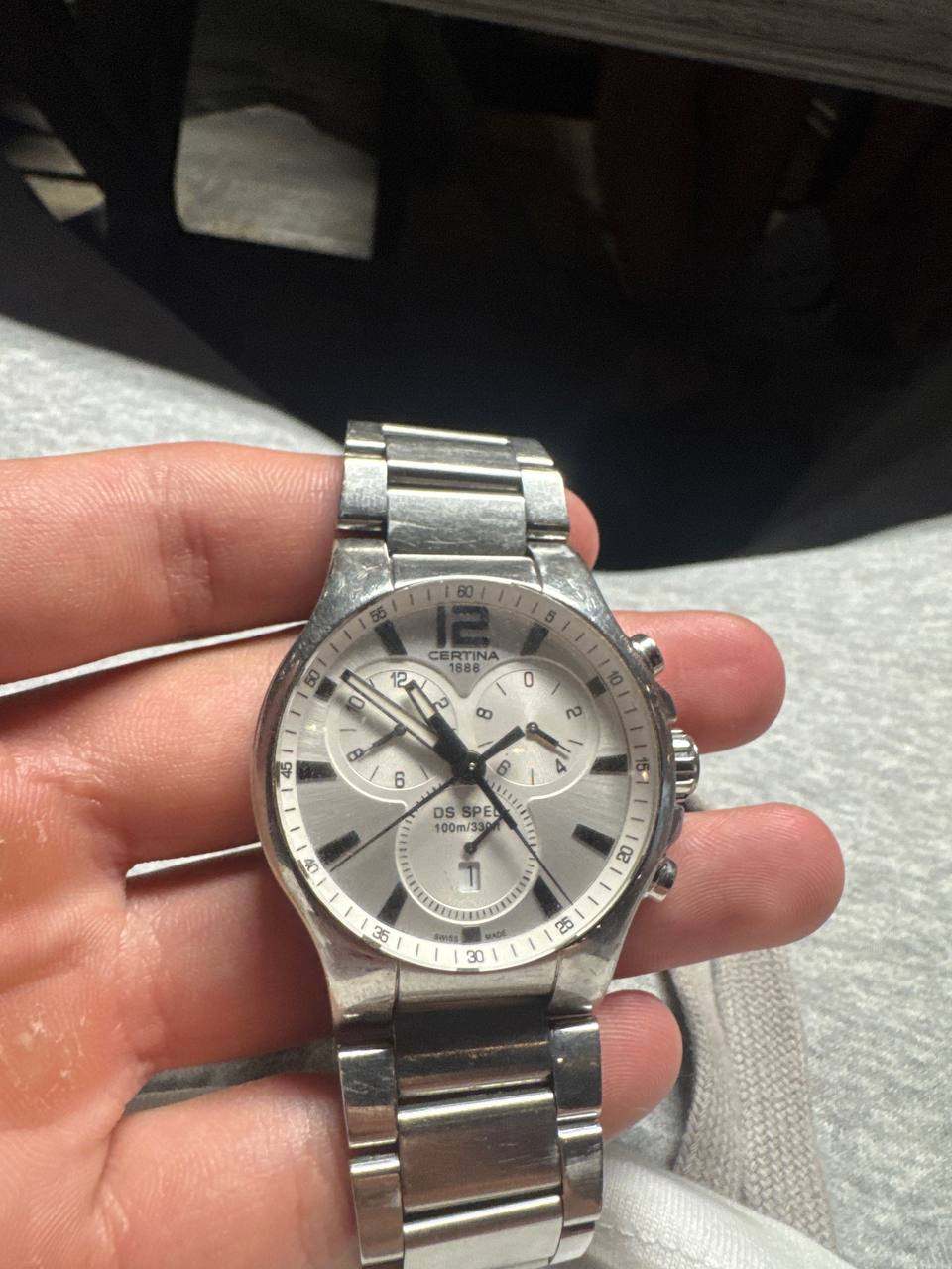Certina DS Speed Chronograph - Swiss Made Stainless Steel Watch - photo 4