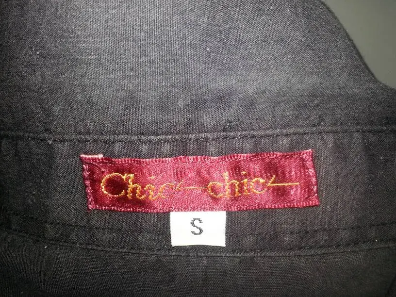 Long Sleeved Grey/Black Shirt - Chic Chic (Size Small) - photo 4