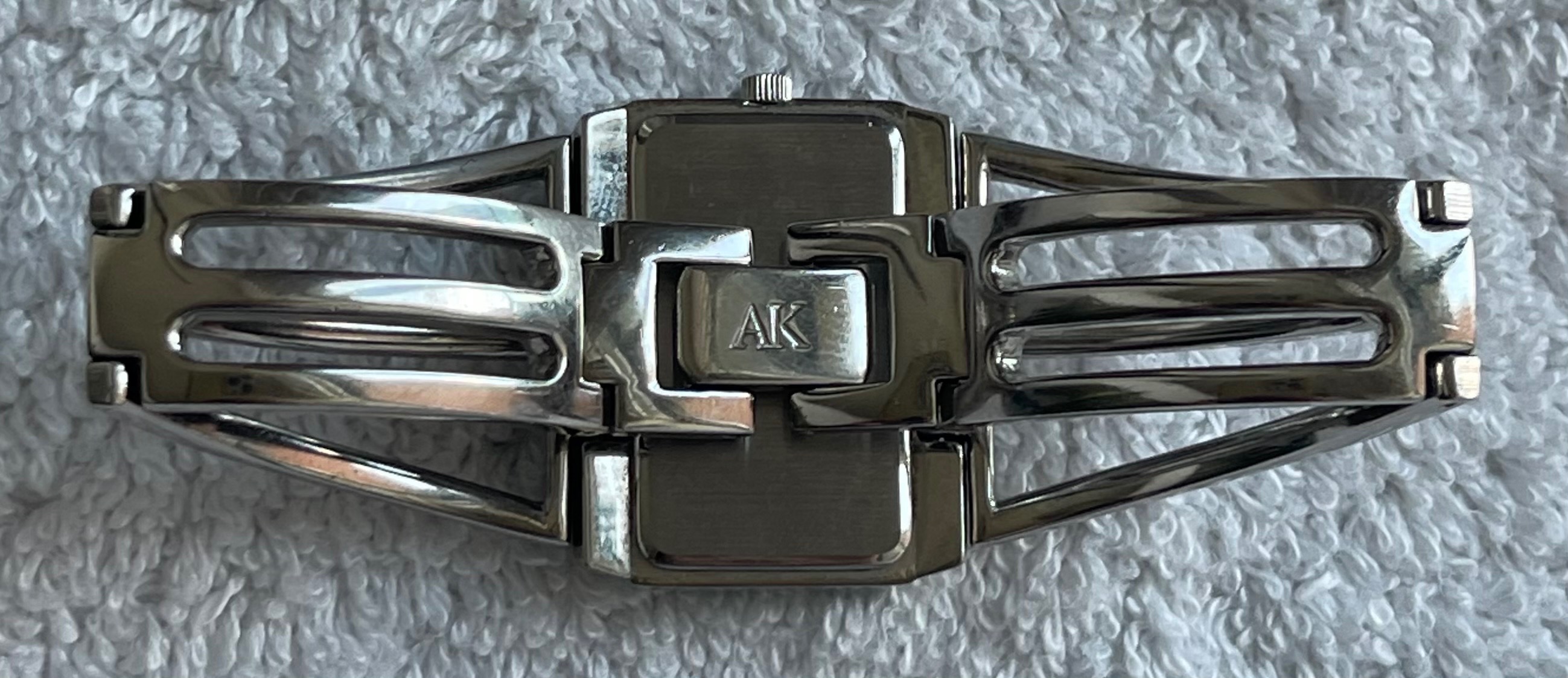 Anne Klein Silver Caged Cuff Watch 10/6757 (Needs Battery) - photo 4