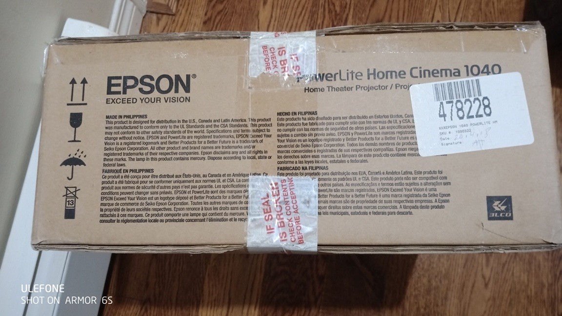 Epson PowerLite Home Cinema Overhead projector - photo 3