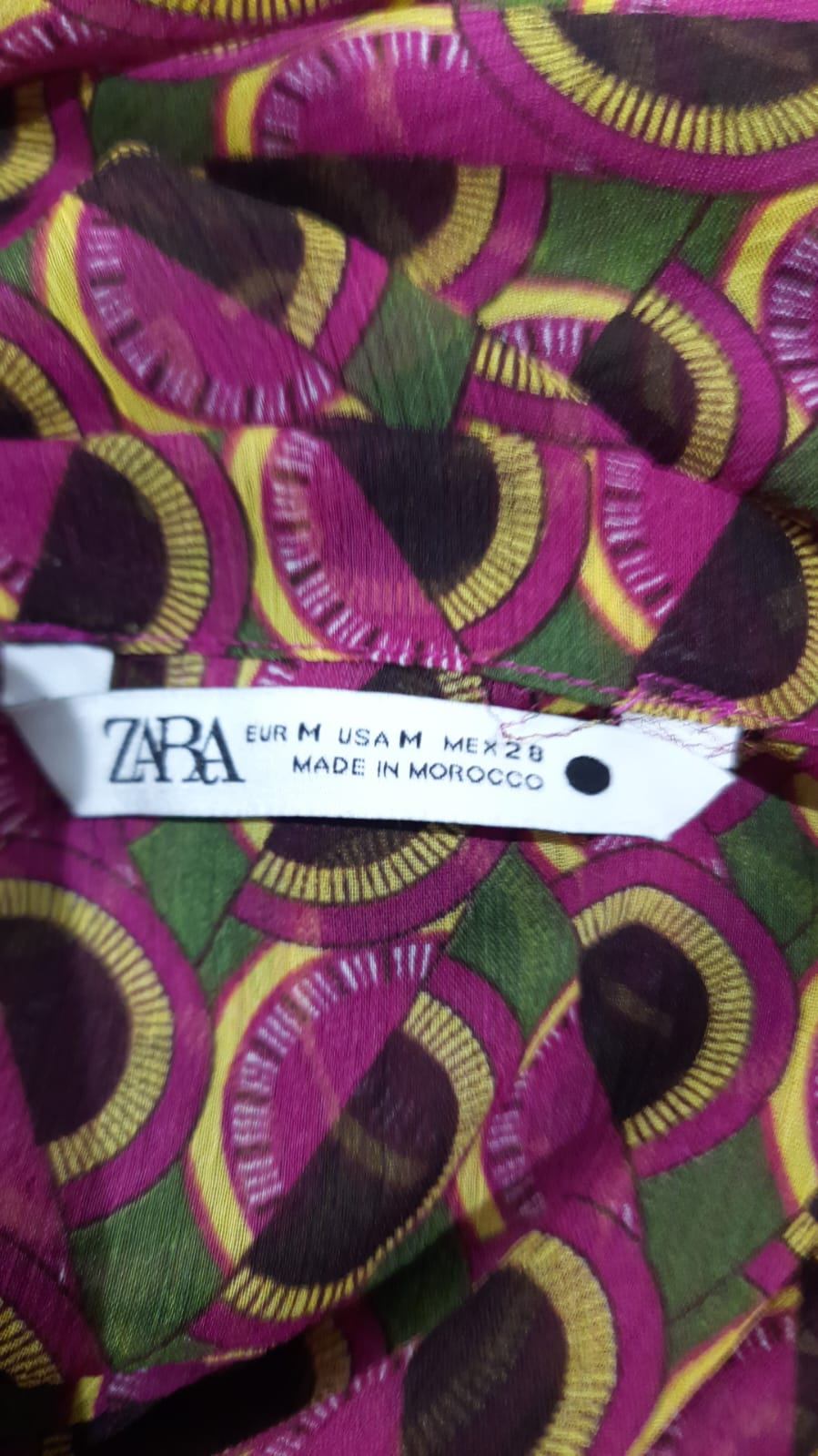 Zara Short Printed Kaftan Dress - photo 5
