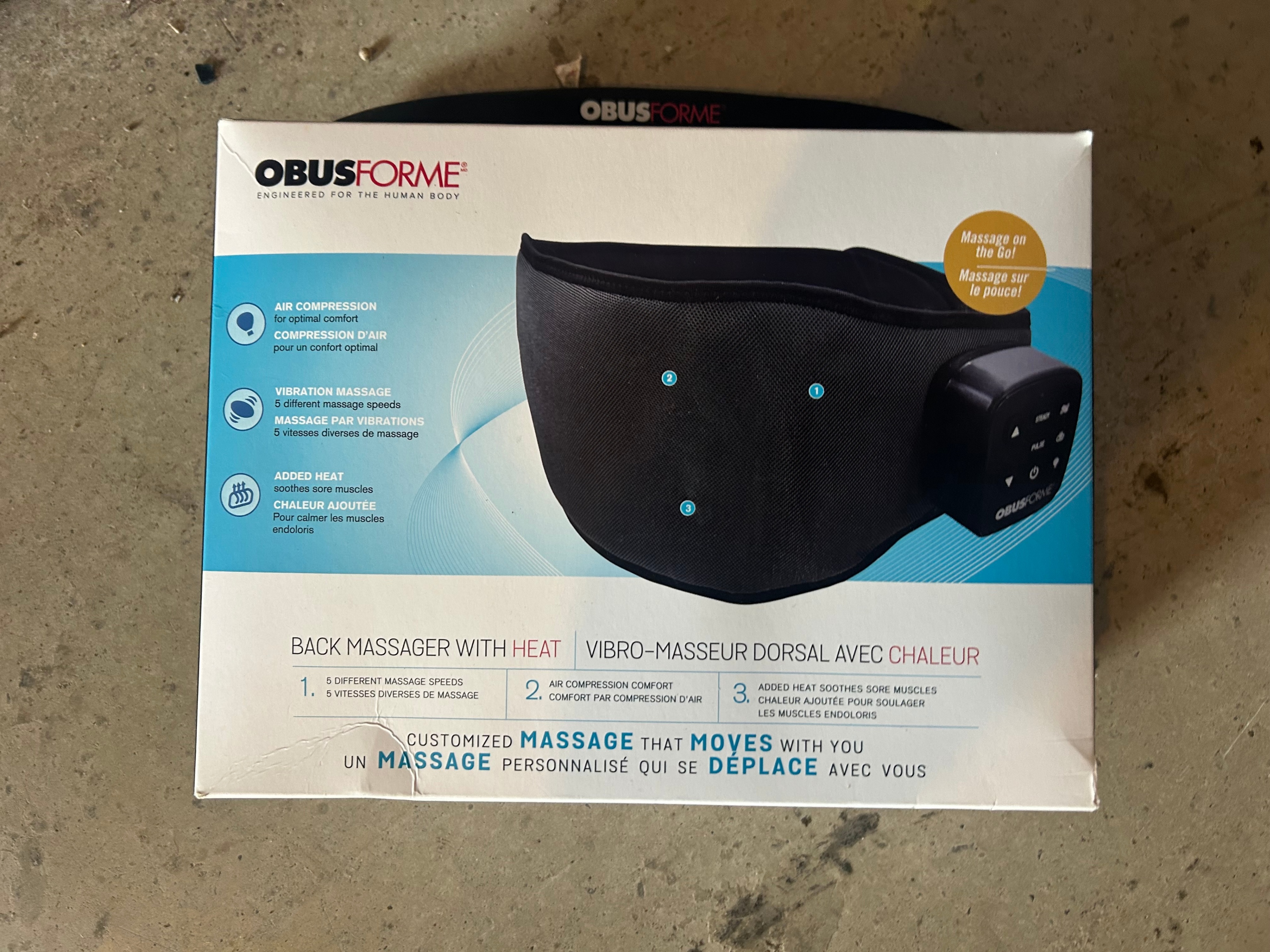 Obusform Back Massager with Heat