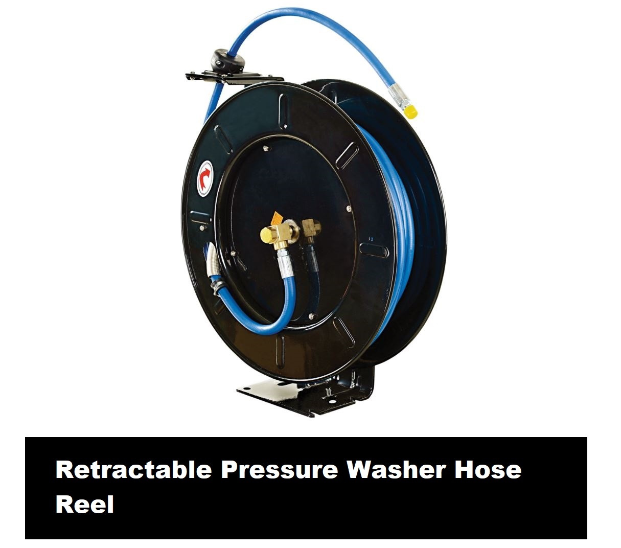 Retractable Pressure Washer Hose Reel - 3/8 in. x 50 ft