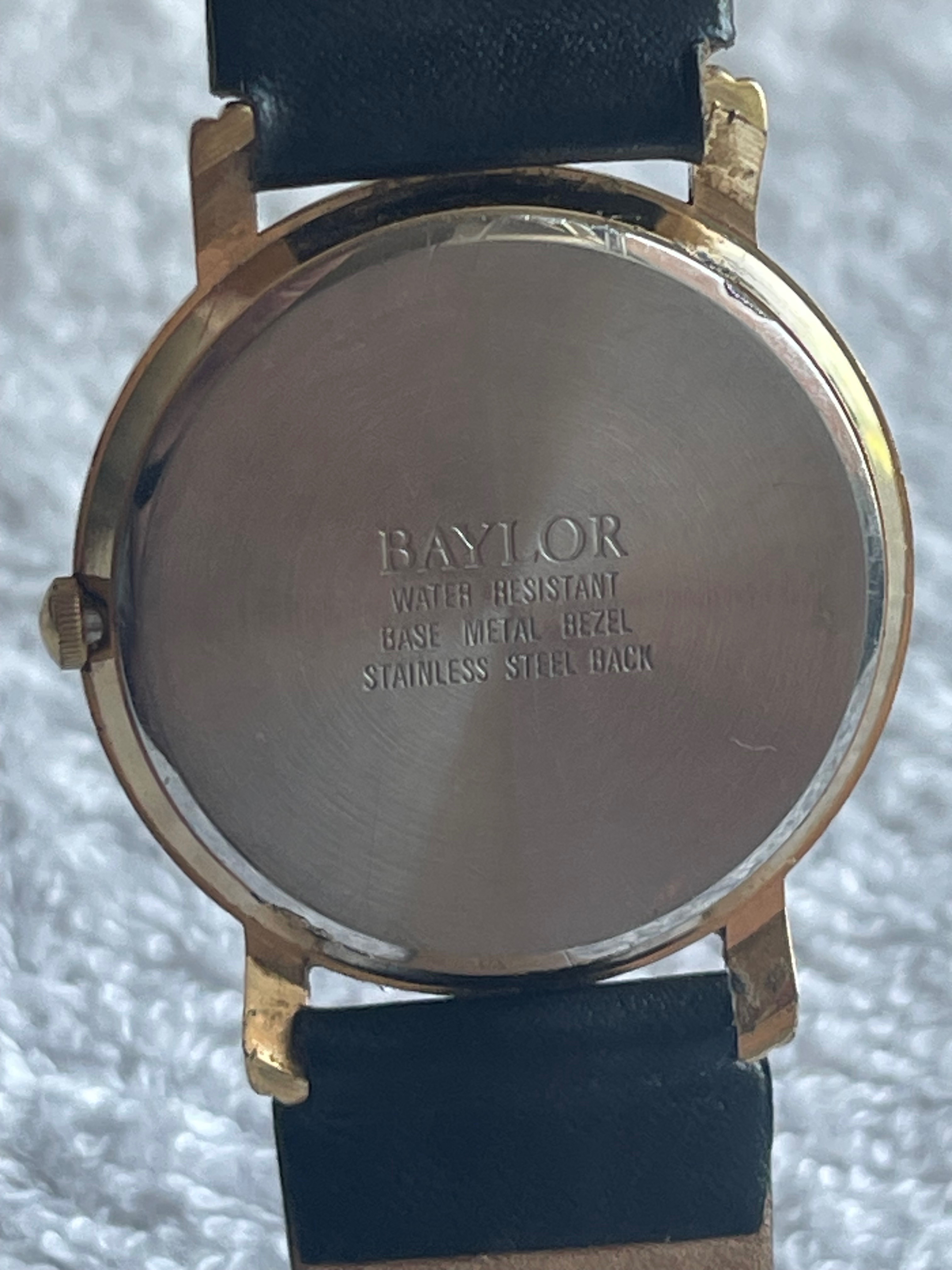 Vintage Baylor Ultra-Slim Two-Tone Quartz Dress Watch - photo 4