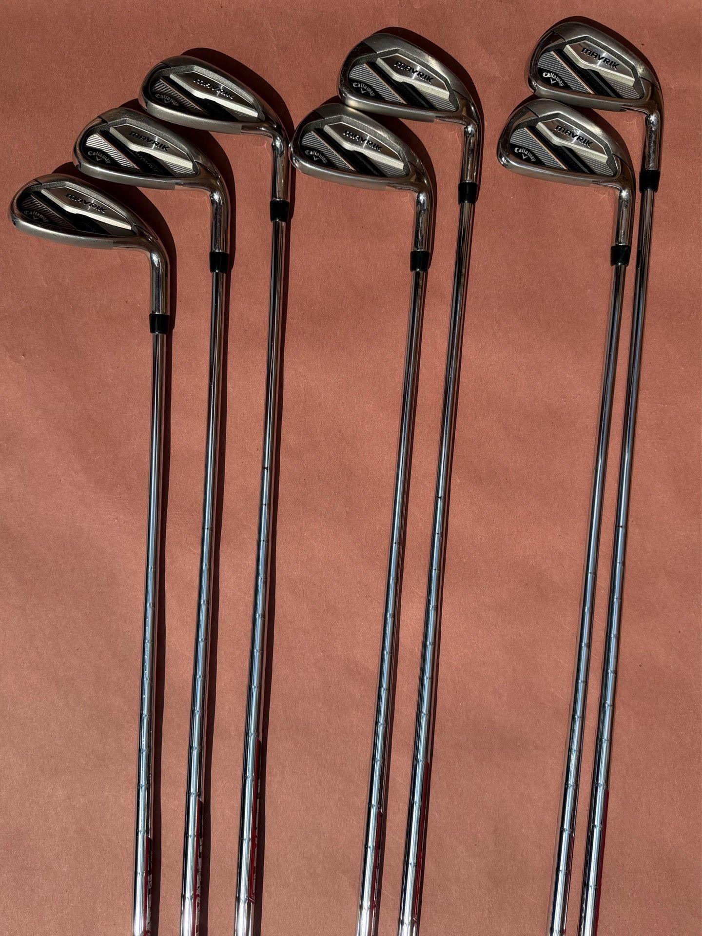 Callaway MAVRIK Iron Set 5-PW + AW – Stiff Flex